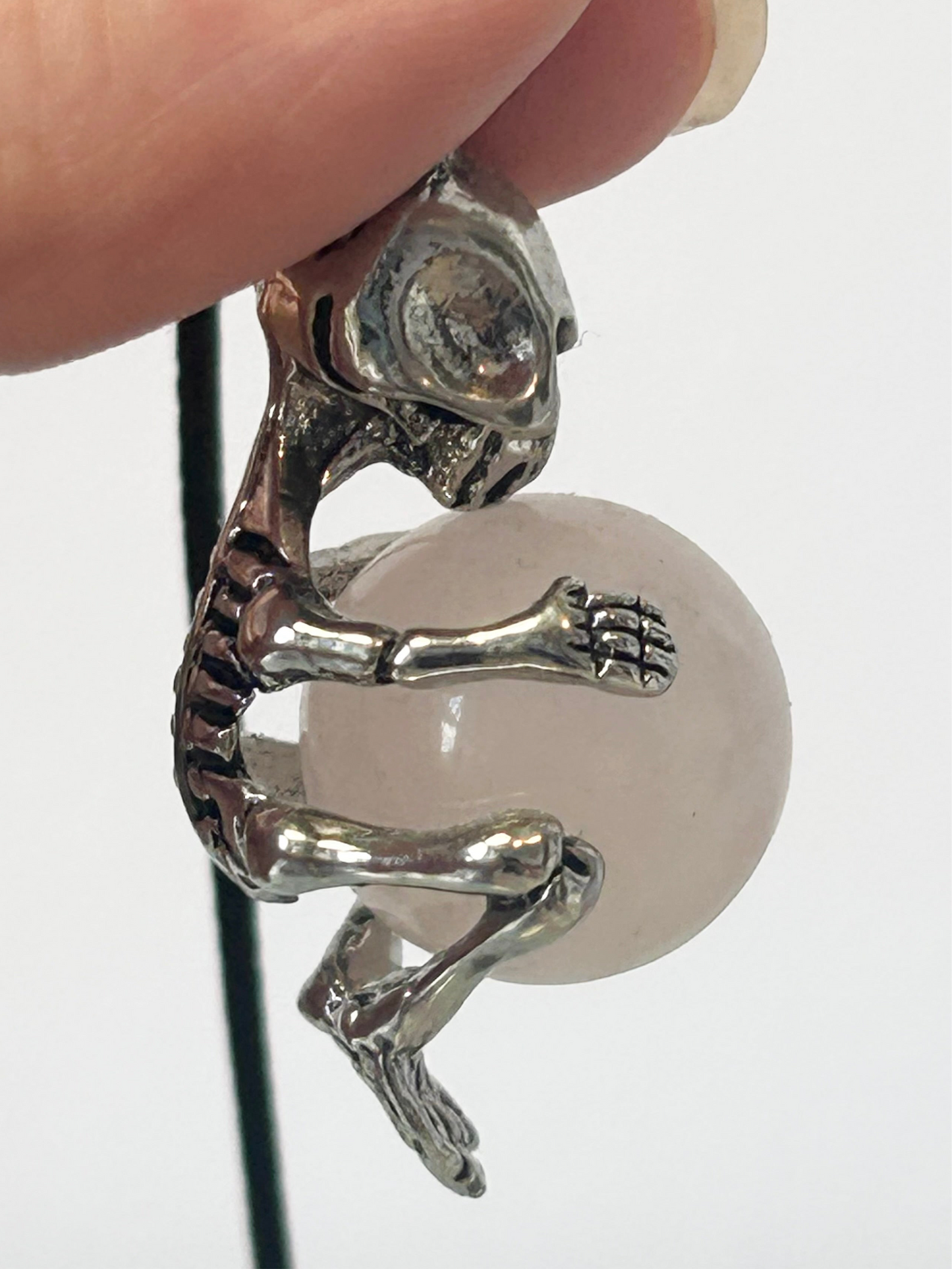 Rose Quartz Skelton Necklace
