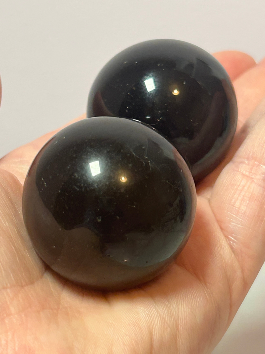 Black Obsidian Spheres - Small