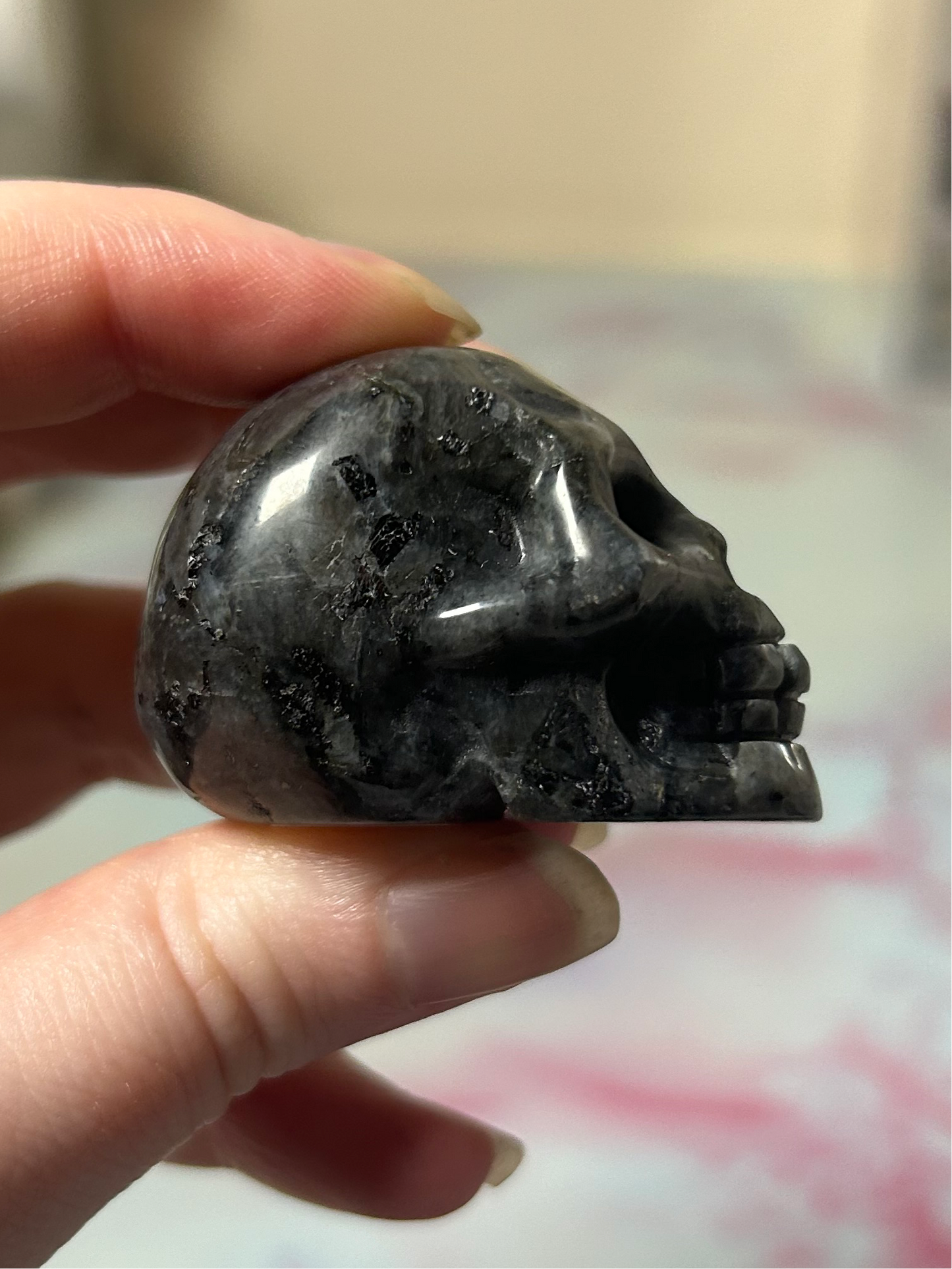 Larvikite Skulls