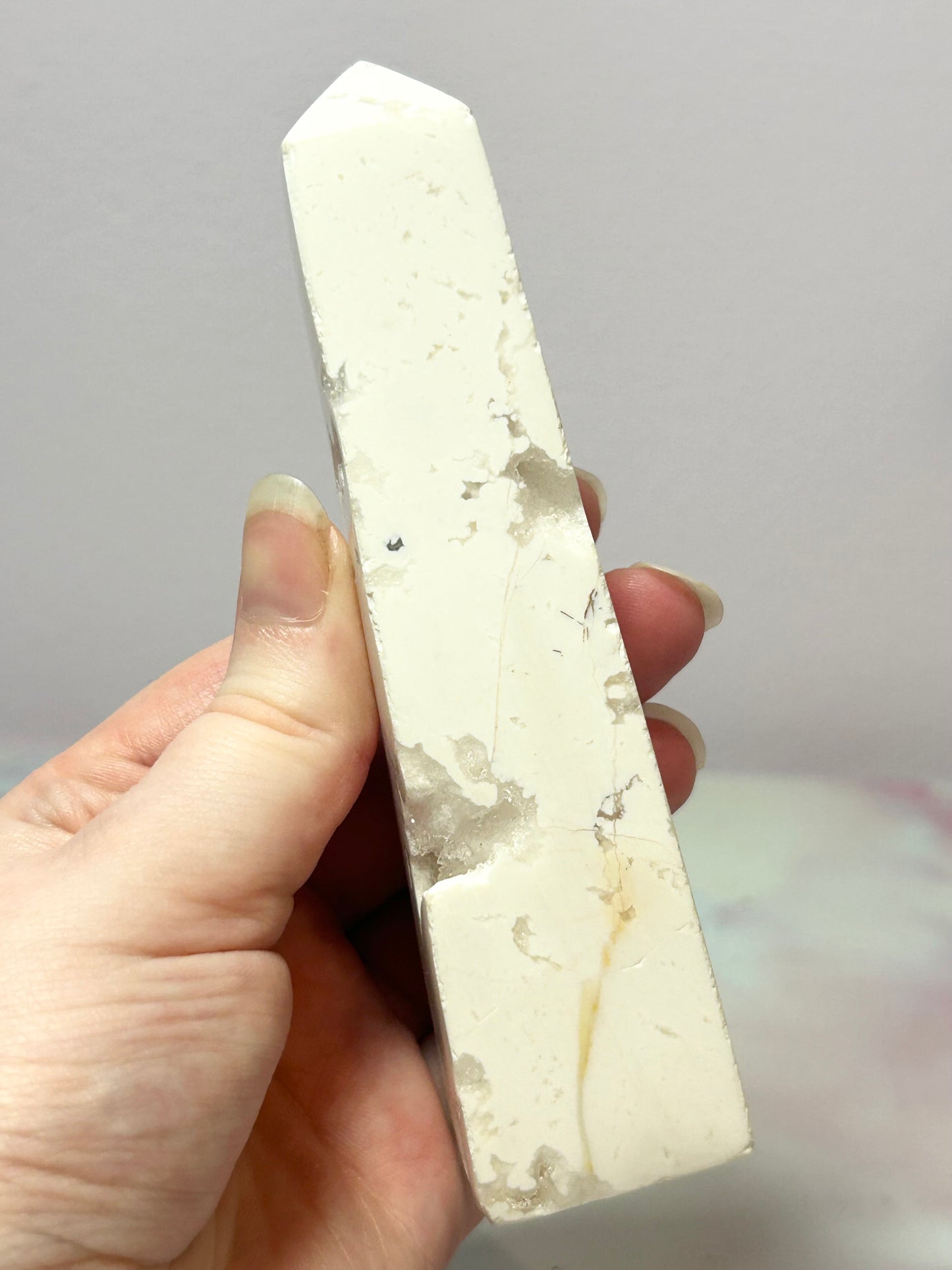 White Plume Agate Tower