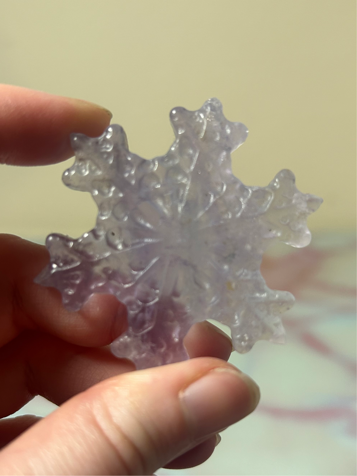 Fluorite Snowflake