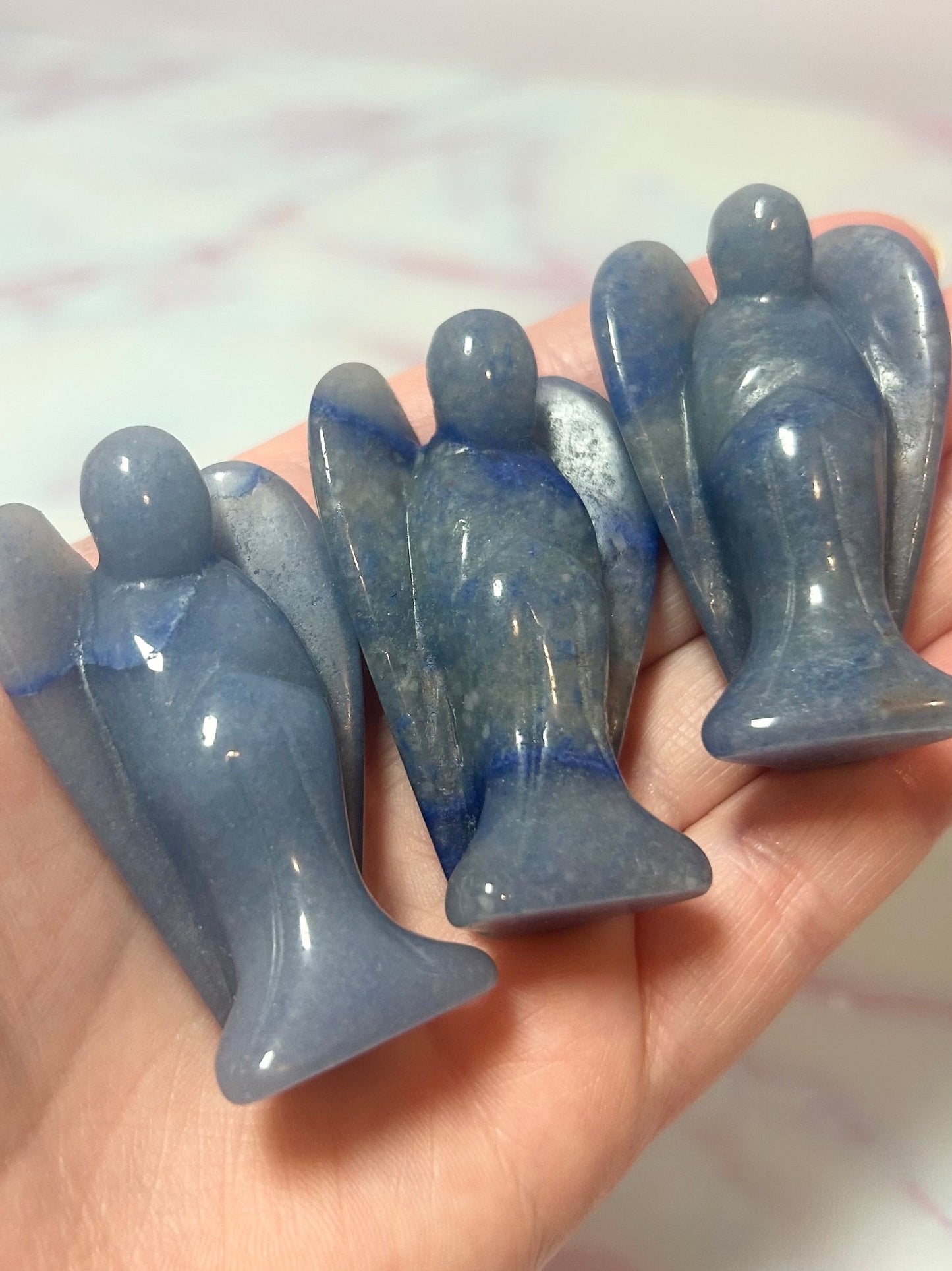 Blue Aventurine Angels