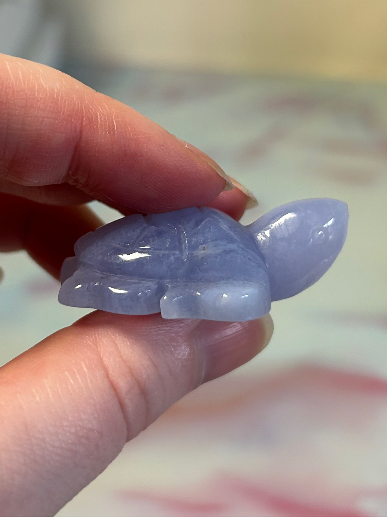 Blue Lace Agate Turtles