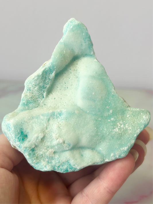 Blue Aragonite Specimen