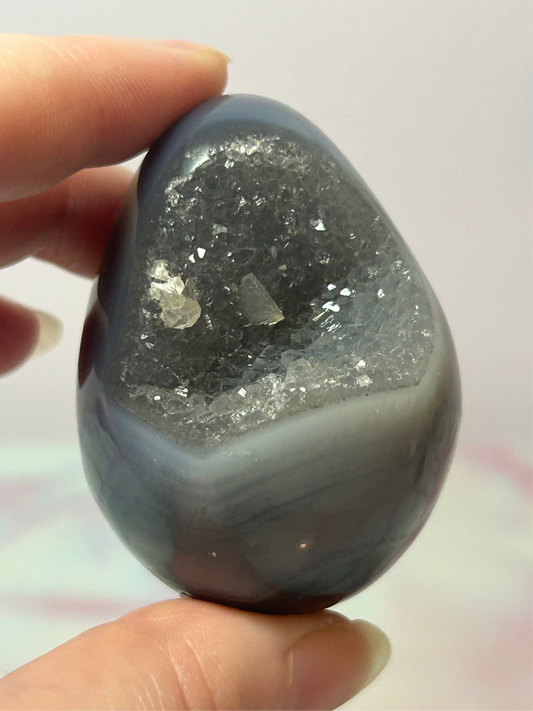 Druzy Agate Egg C