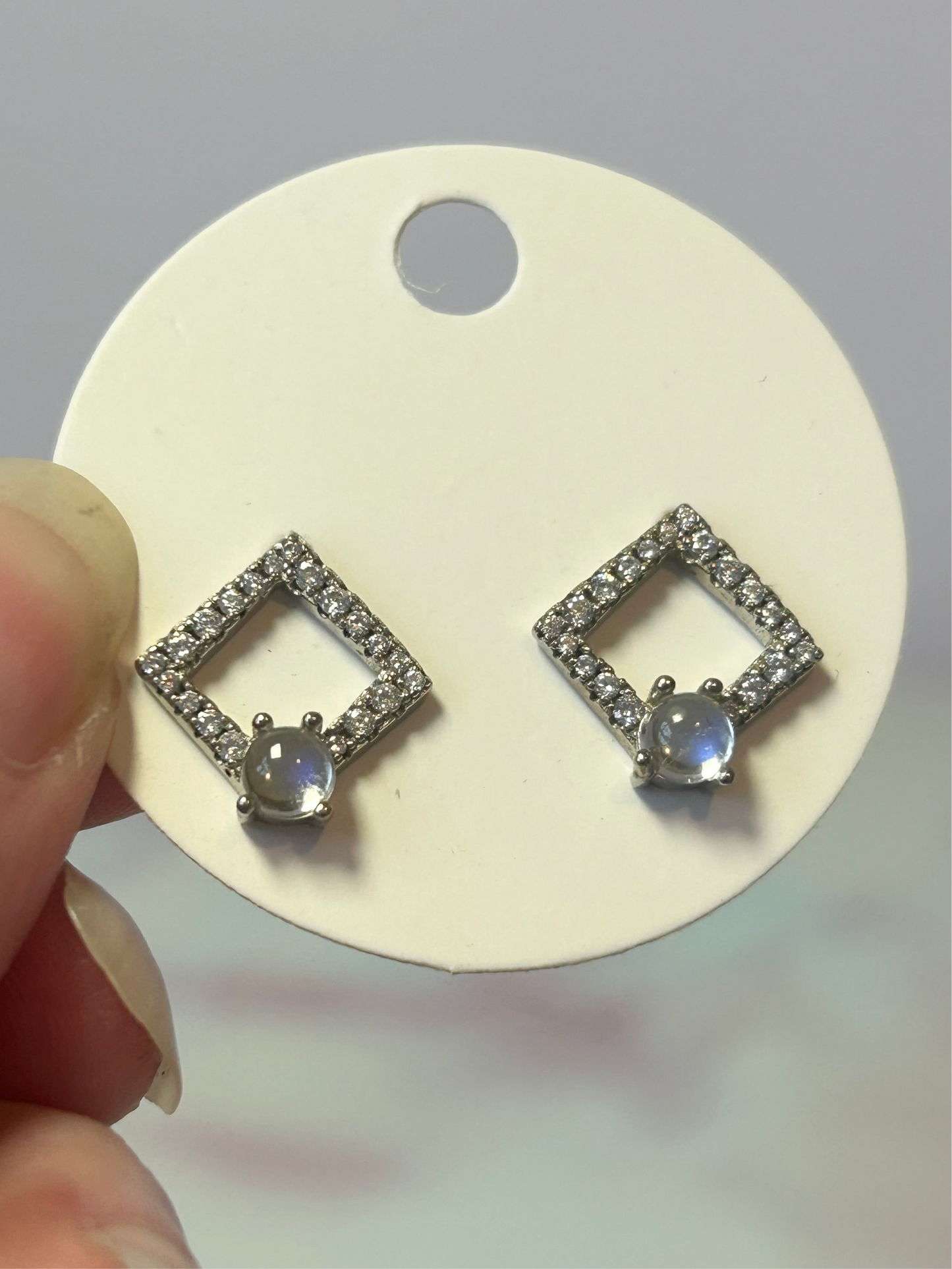 Moonstone Earrings S925