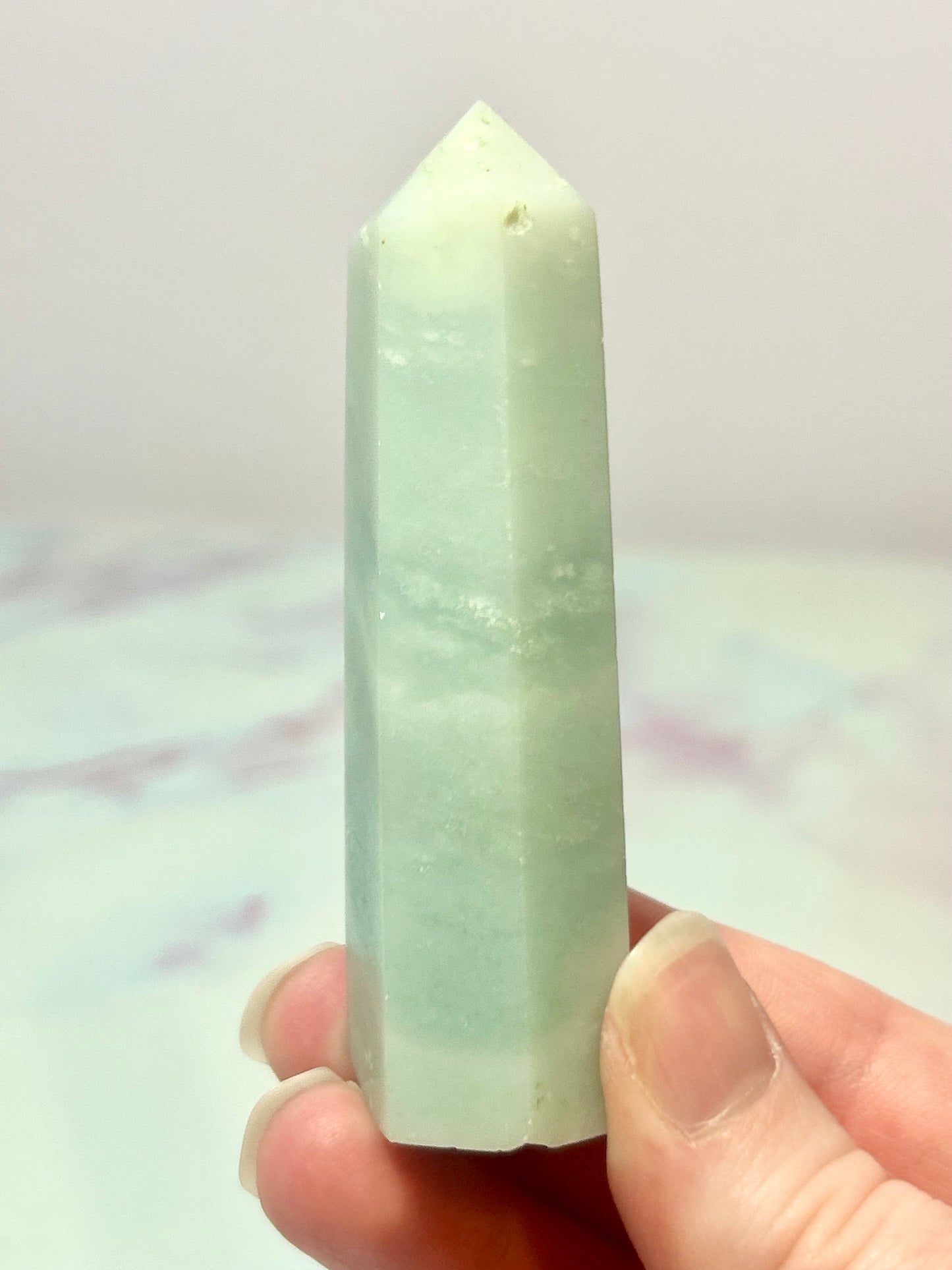 Sky Blue Quartz Tower