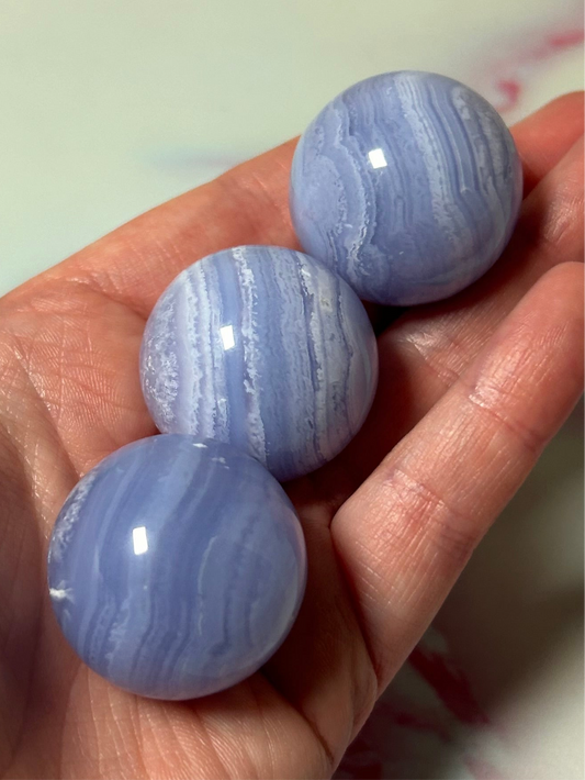 Blue Lace Agate Spheres