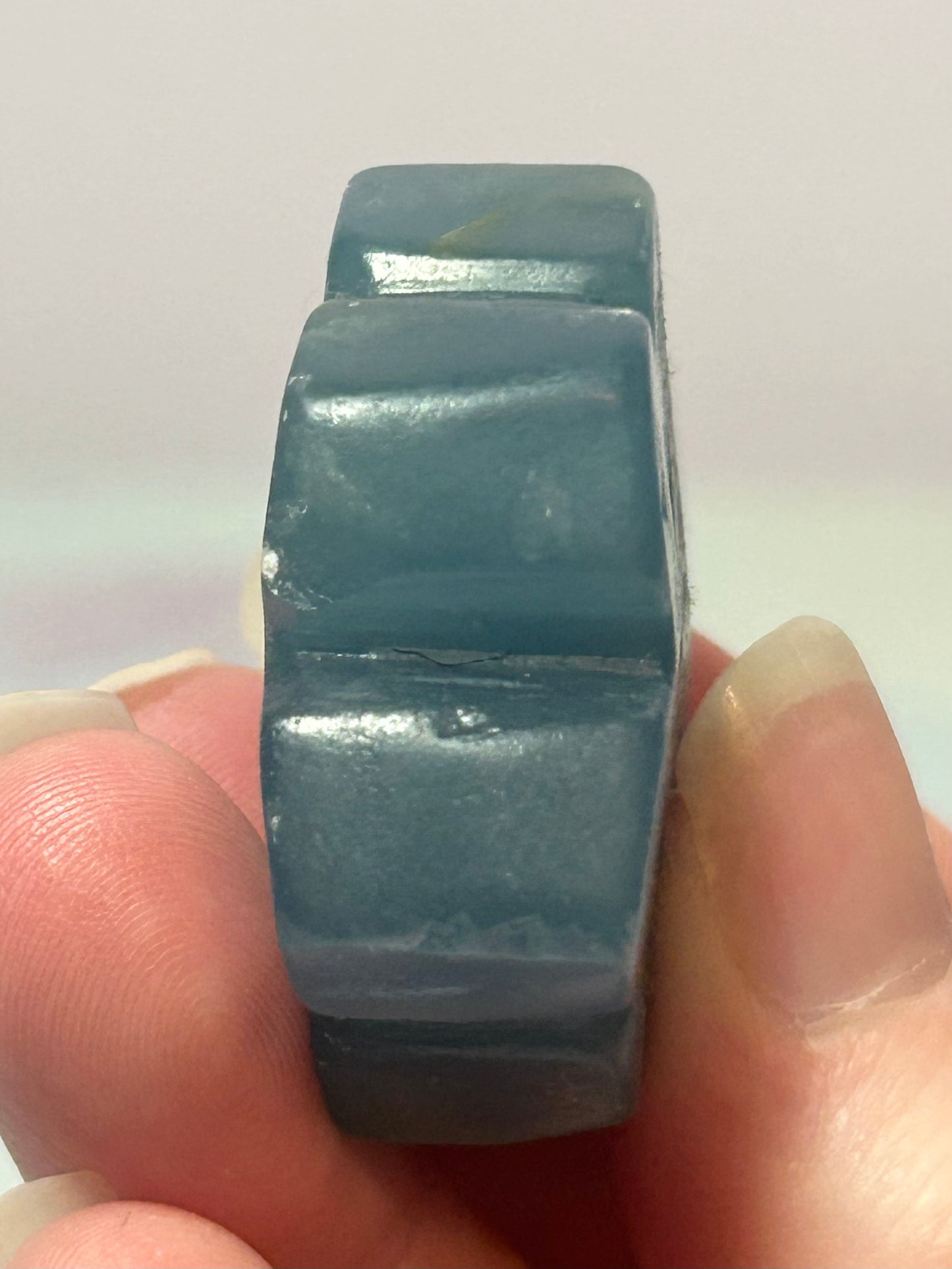 Blue Onyx Snowflake
