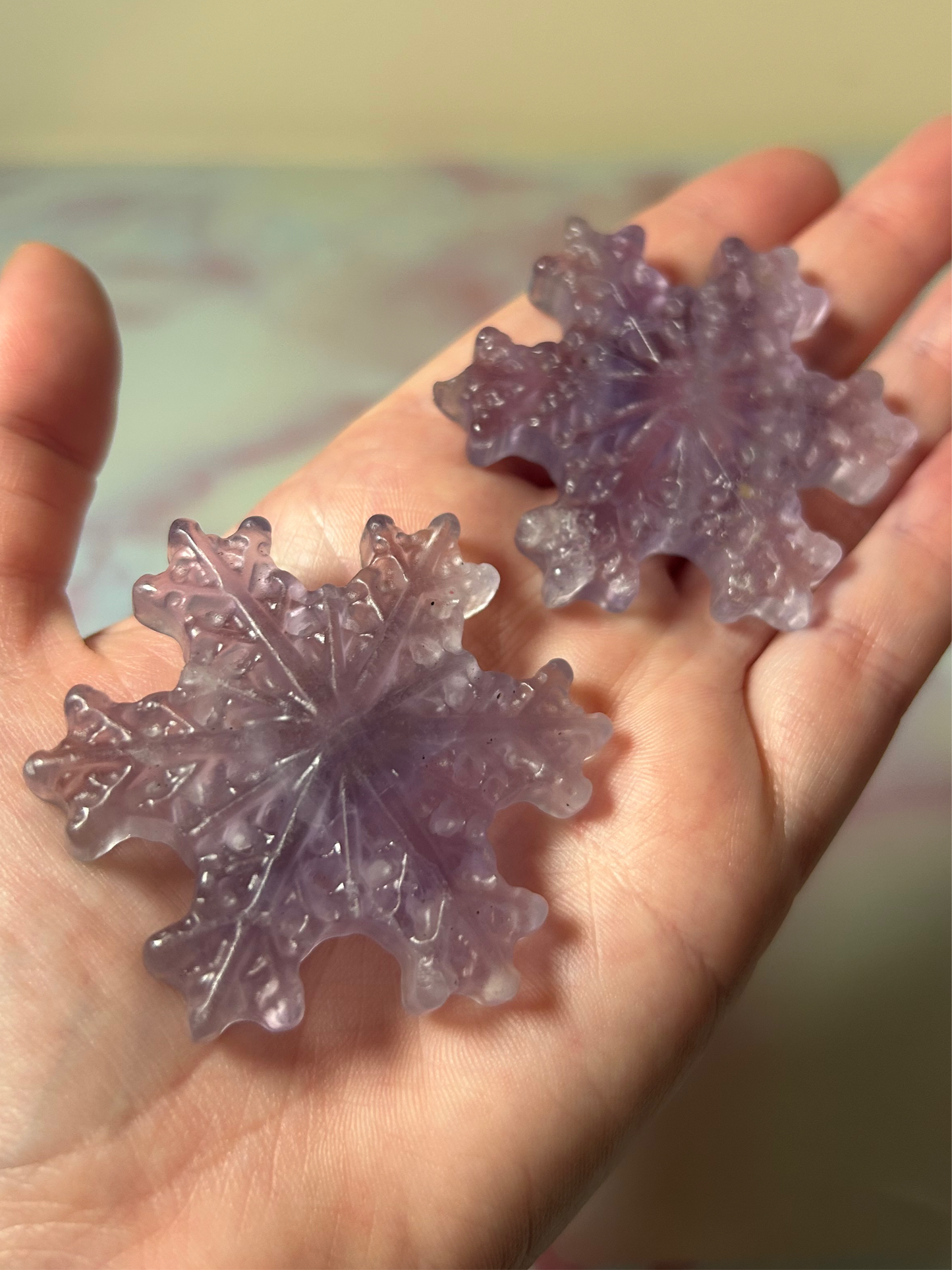 Fluorite Snowflake