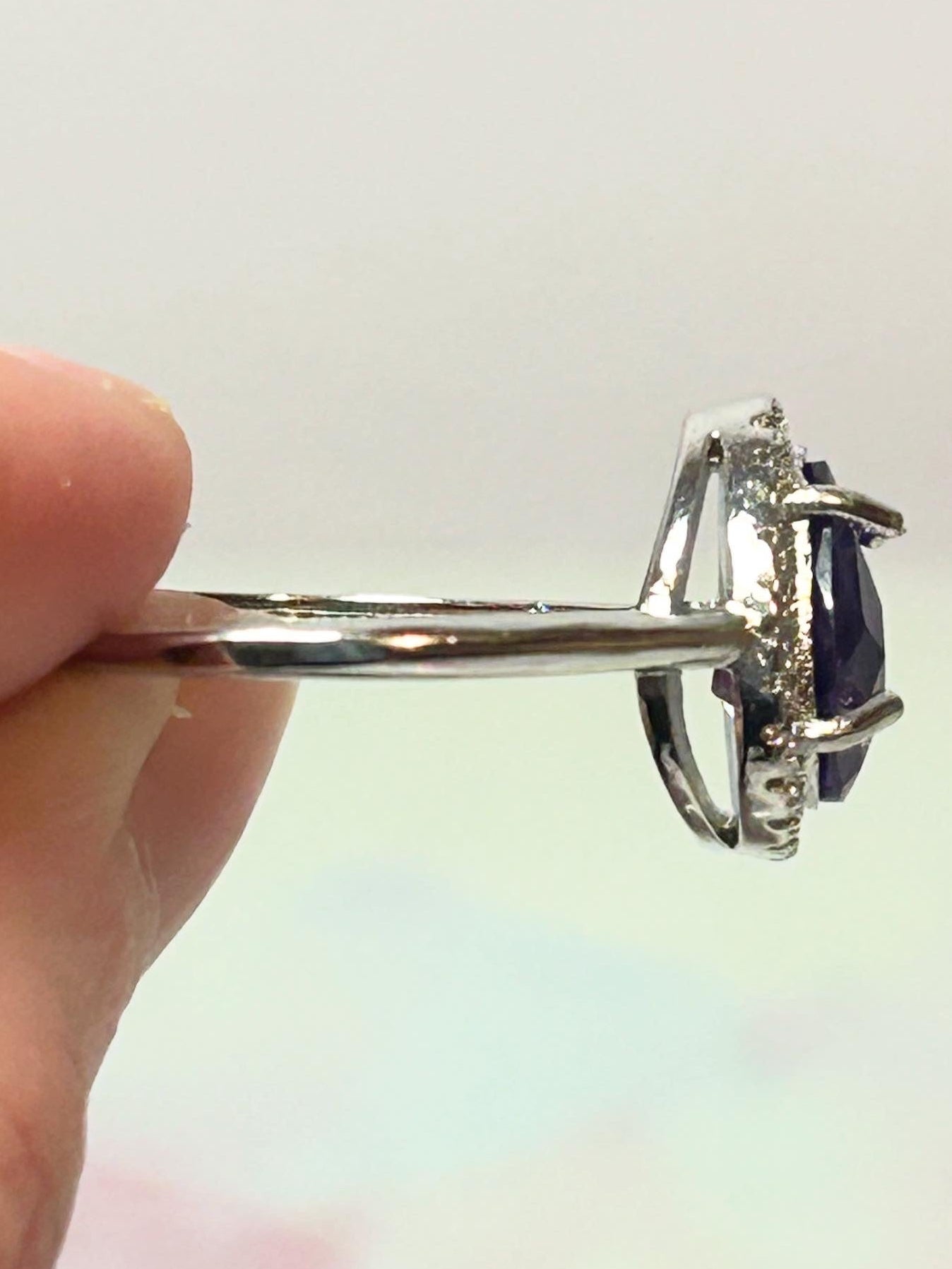 Amethyst Adjustable Ring