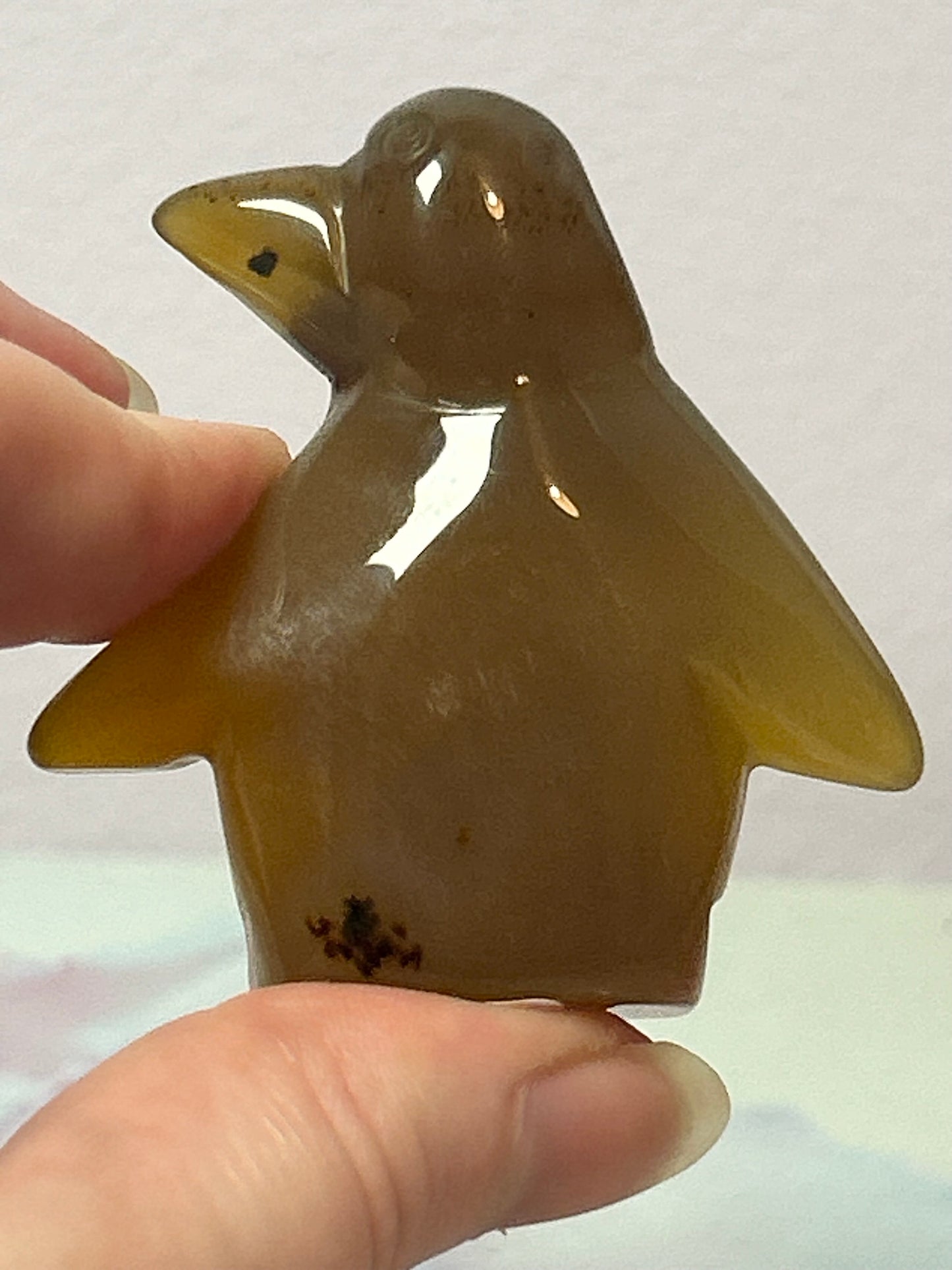 Druzy Agate Penguin D