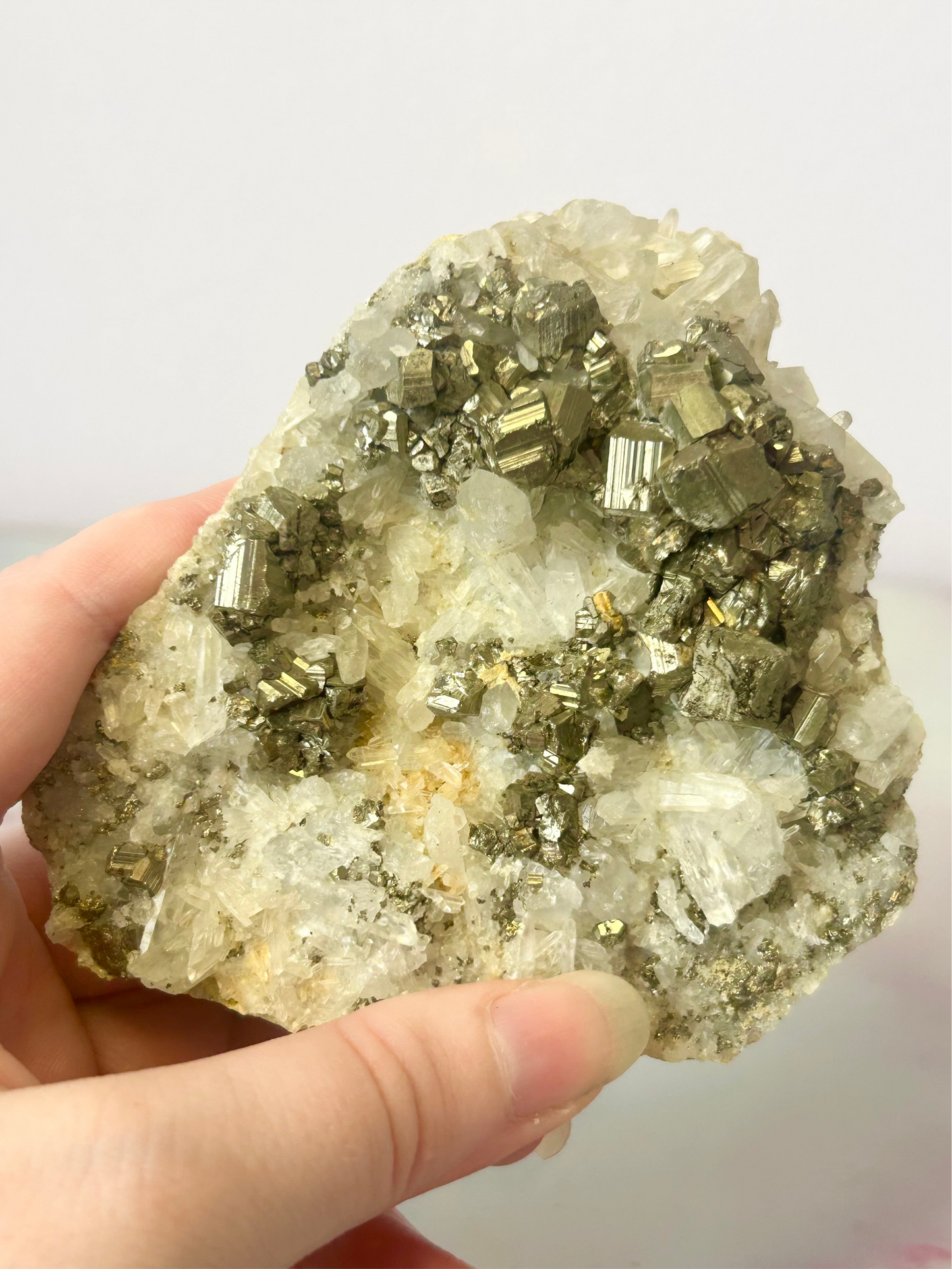 Pyrite and Quartz Specimen
