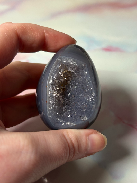 Druzy Agate Egg A