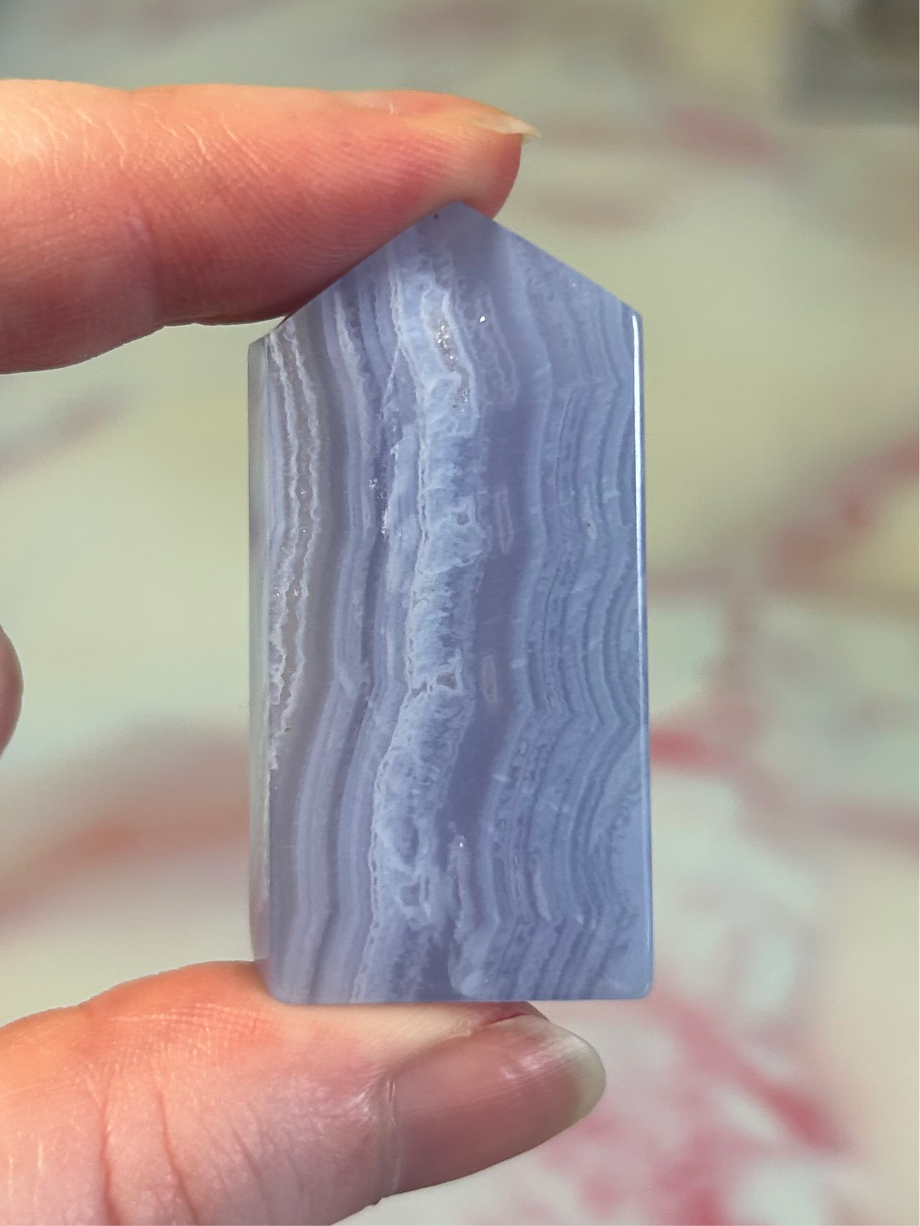 Blue Lace Agate Towers