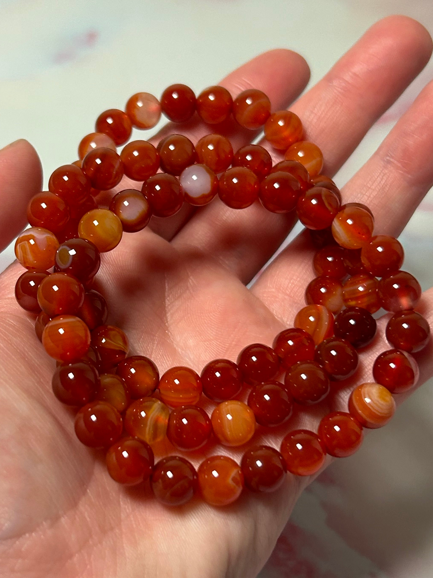 Carnelian Bracelet 8mm