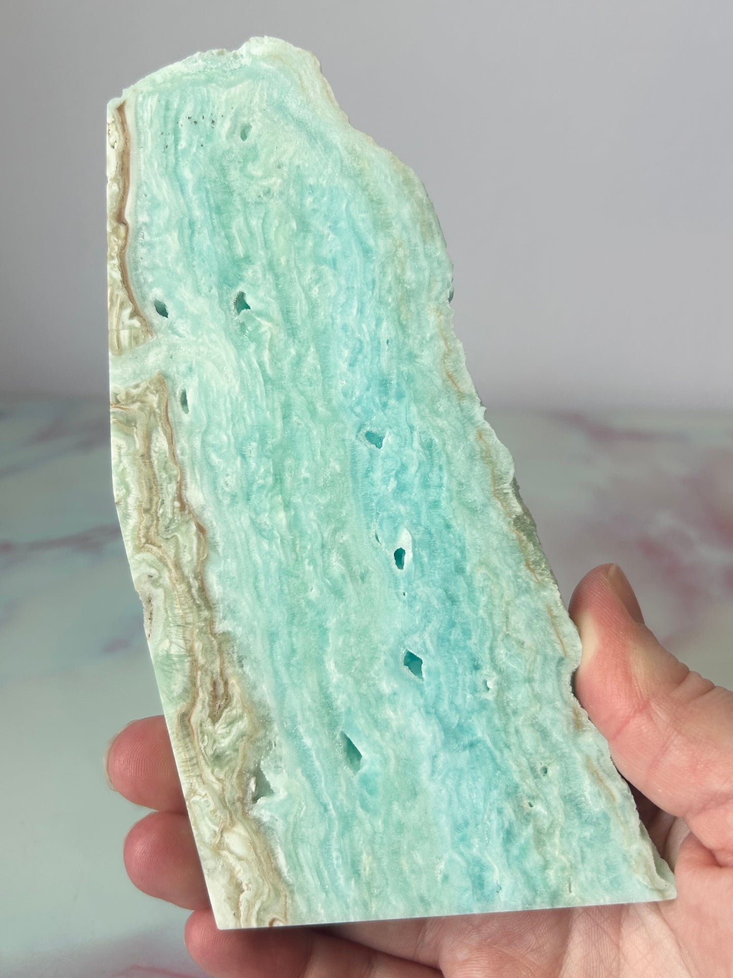 Hemimorphite Slab C