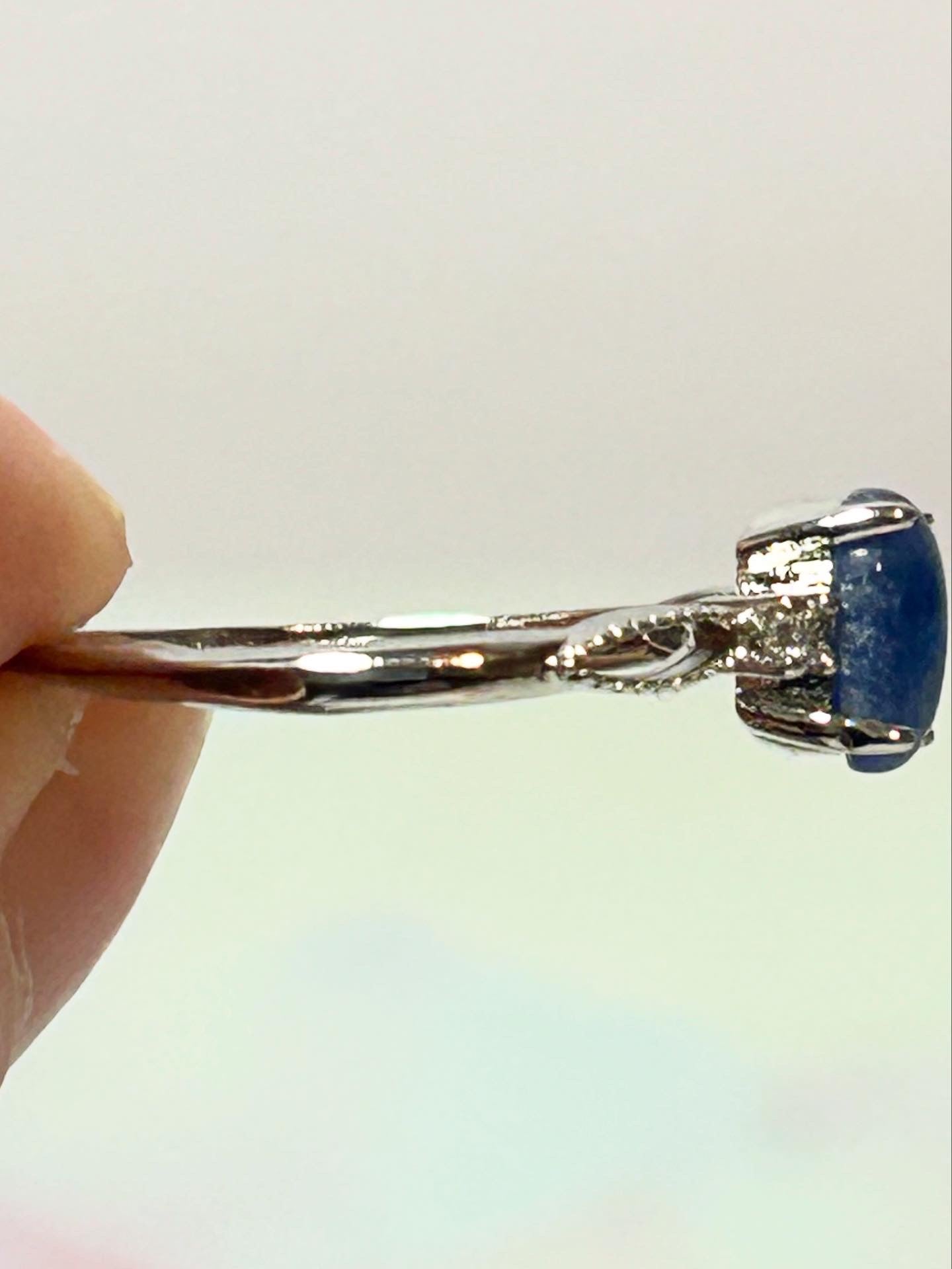 Blue Kyanite Adjustable Ring