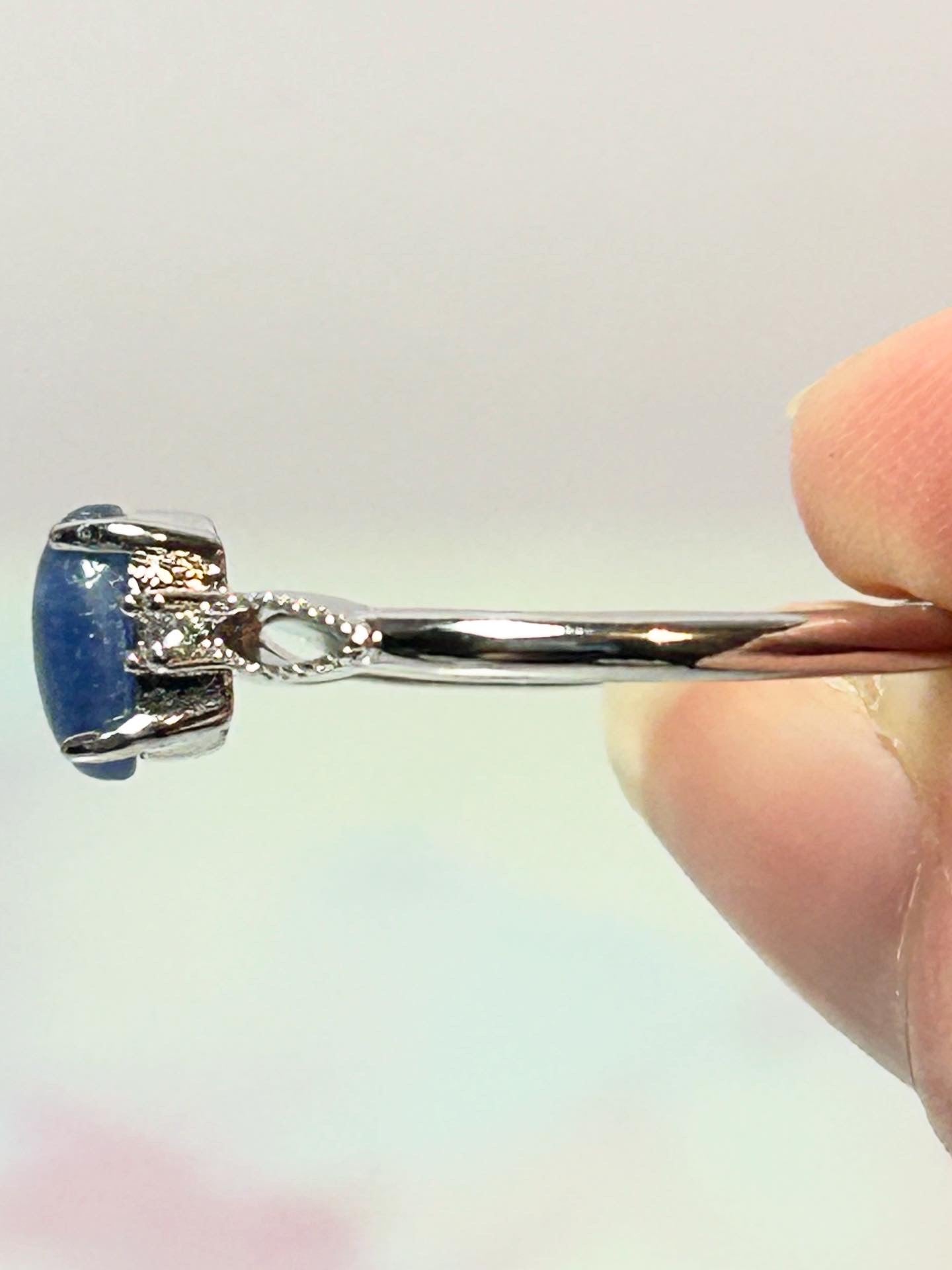 Blue Kyanite Adjustable Ring