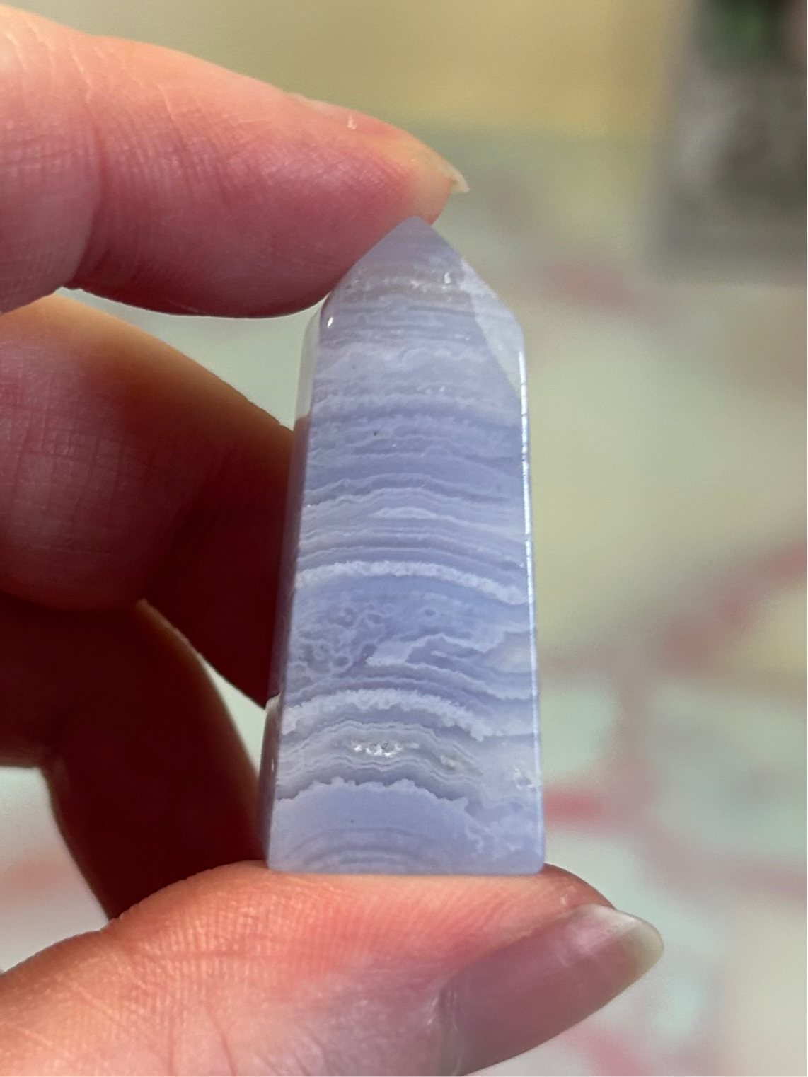 Blue Lace Agate Towers