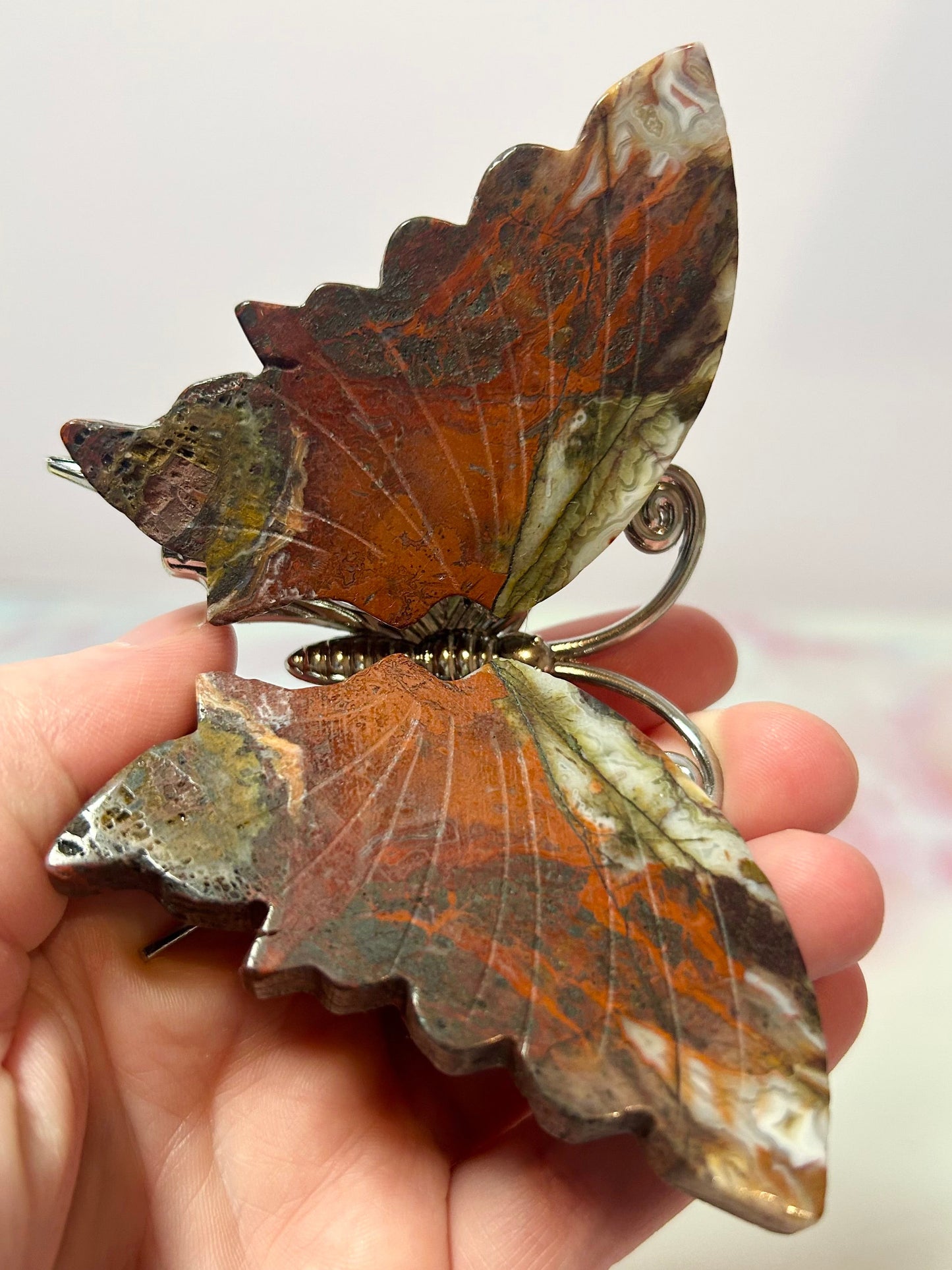 Mexican Agate Butterfly A