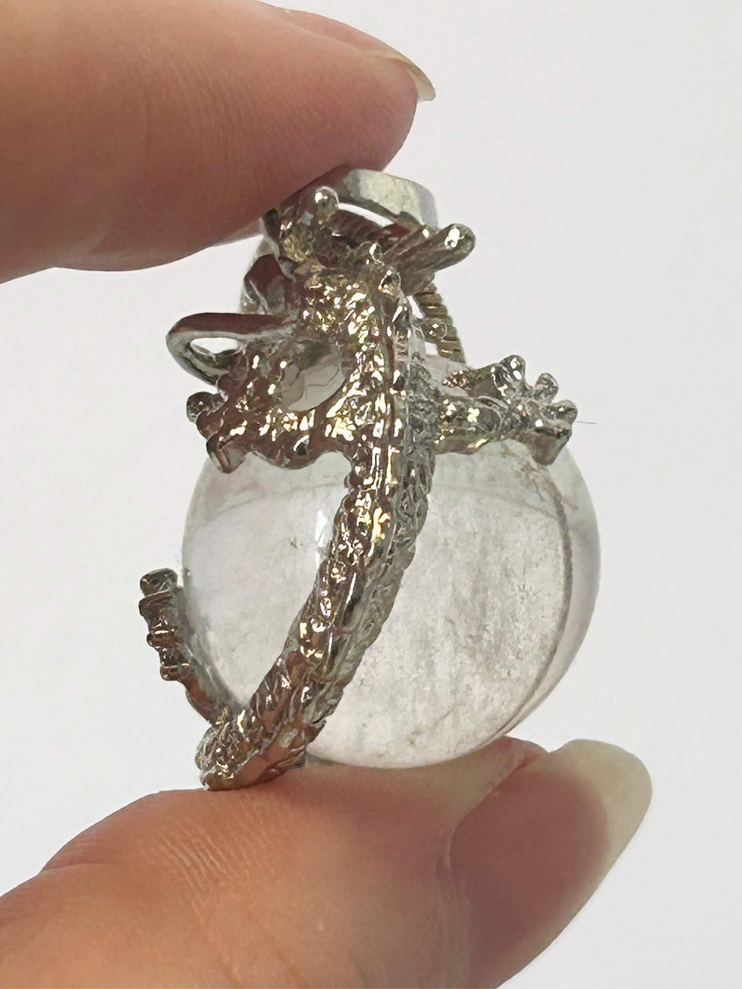 Clear Quartz DragonBall Necklace
