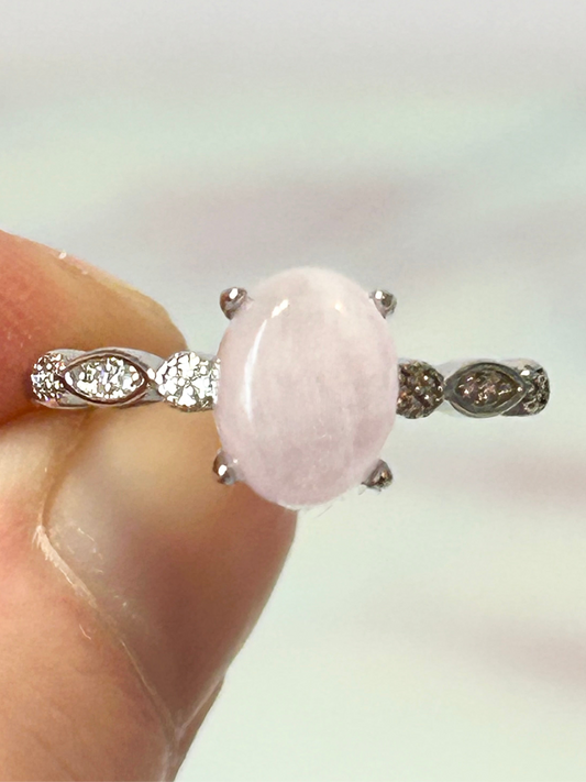 Kunzite Adjustable Ring