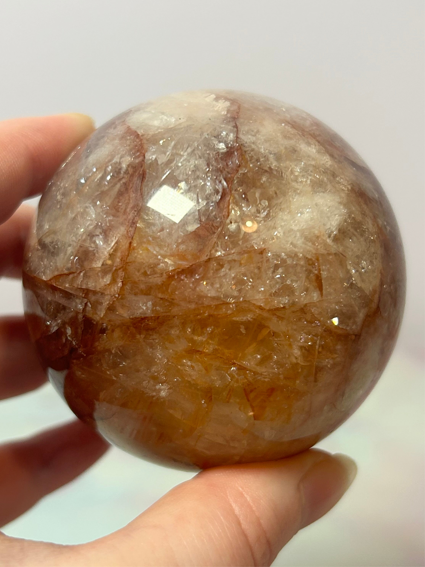 Fire Quartz Sphere A