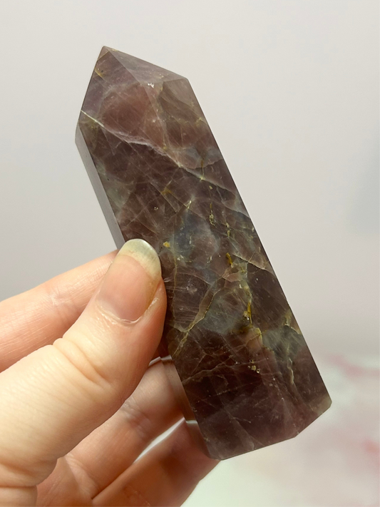 Lavender Rose Quartz Tower