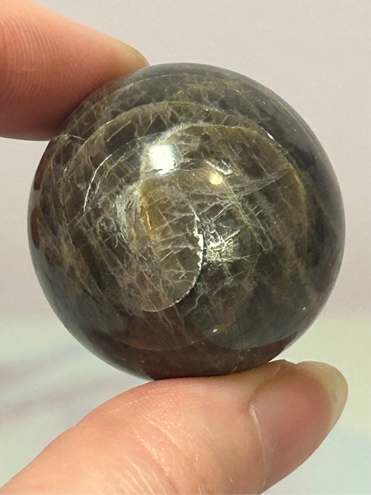 Black Moonstone Sphere A