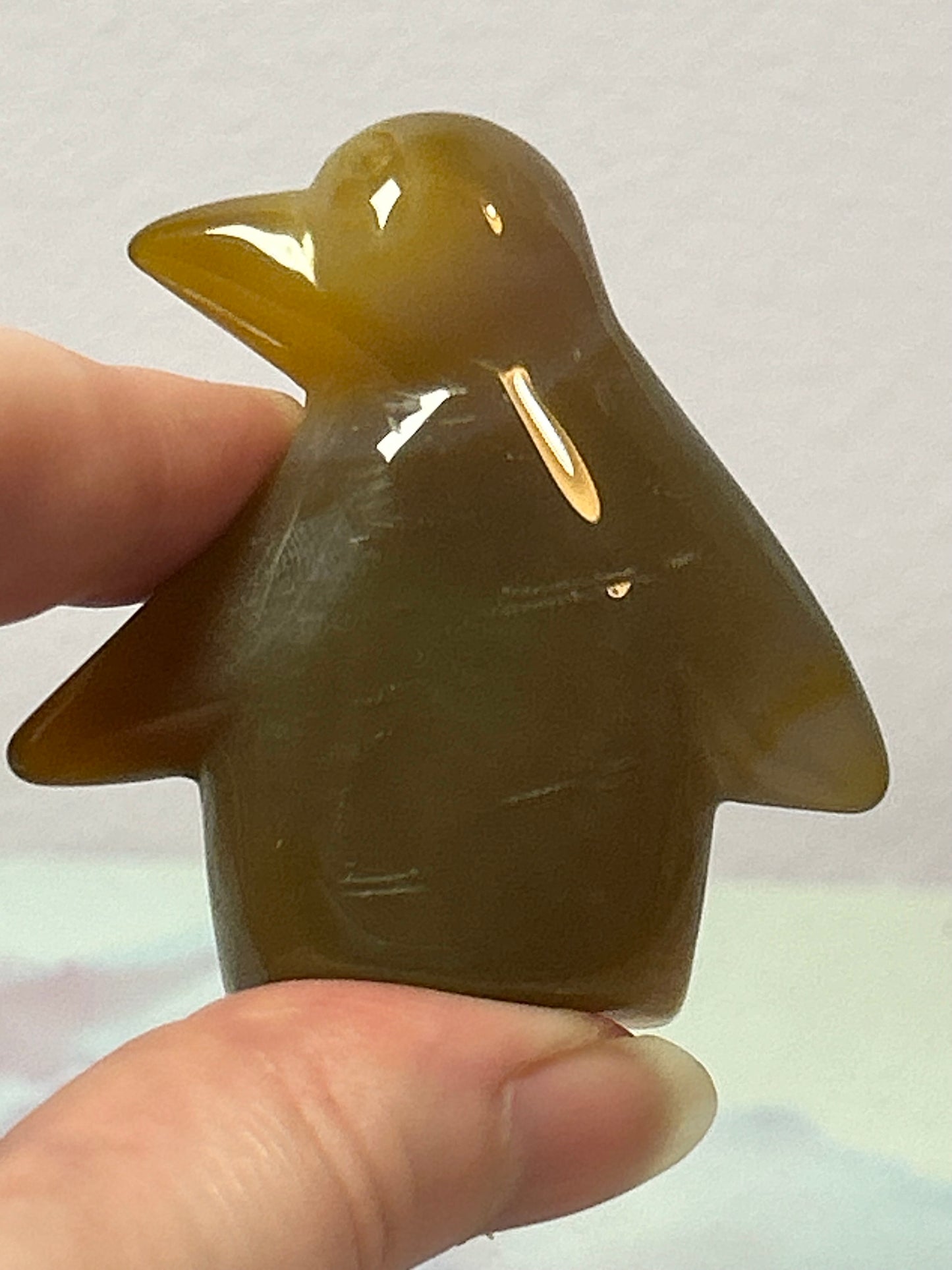 Druzy Agate Penguin C