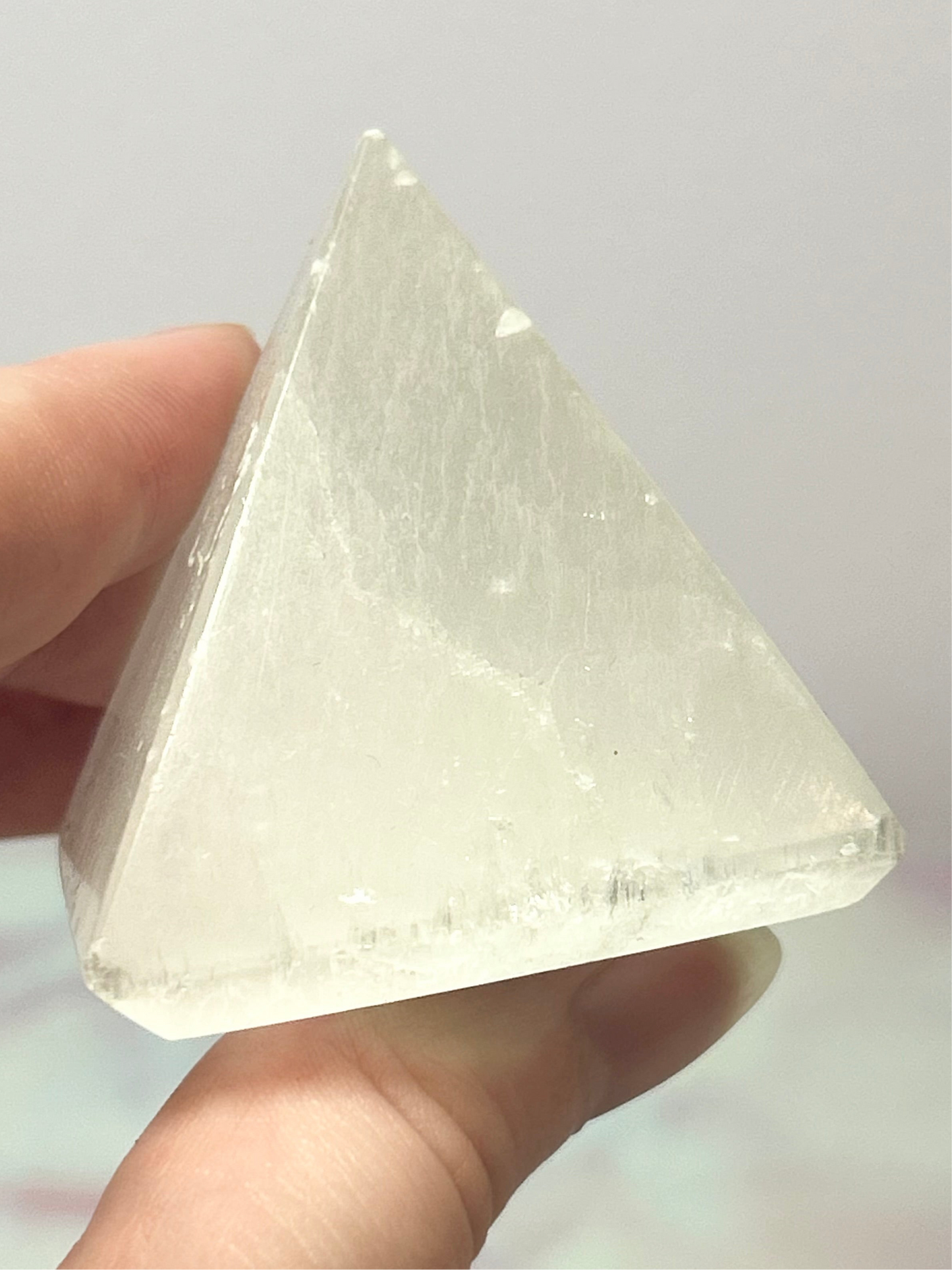 Satin Spar Pyramid