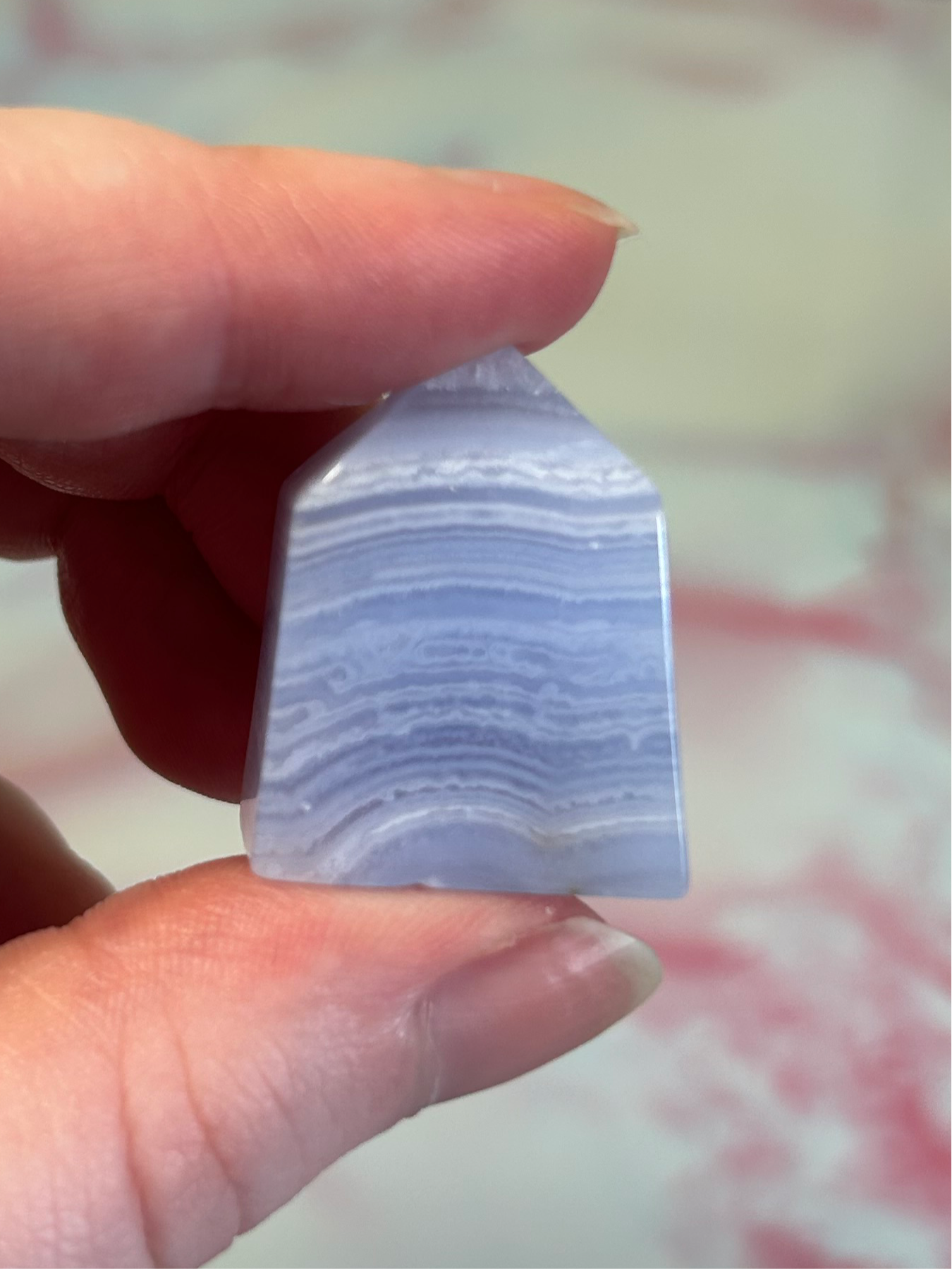 Blue Lace Agate Towers