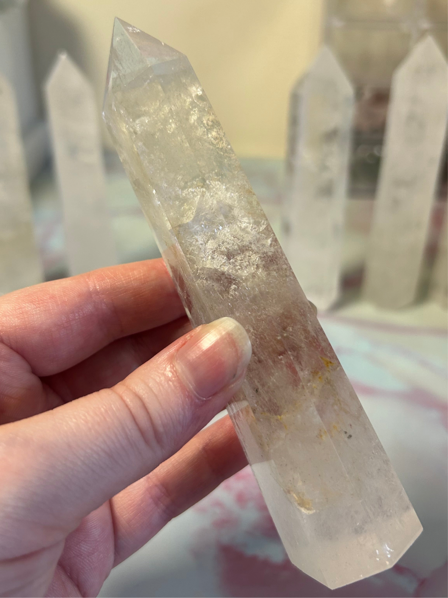 Clear Quartz Tower E