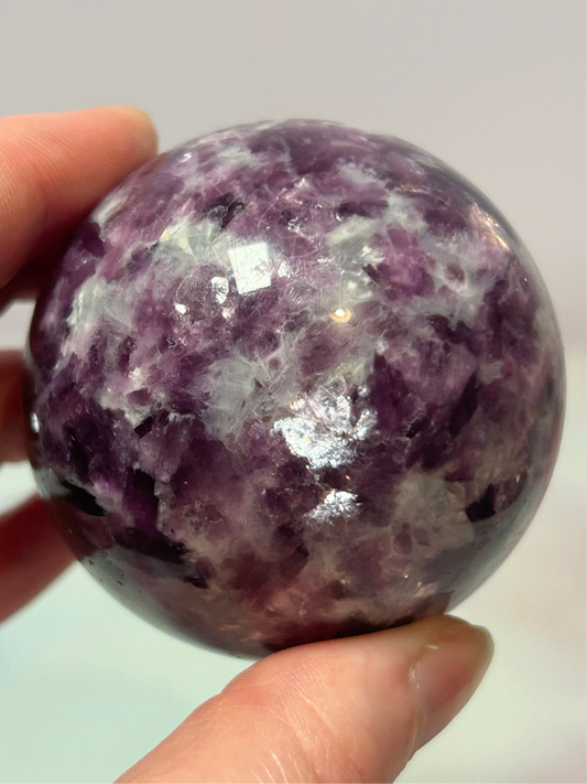 Lepidolite Sphere D