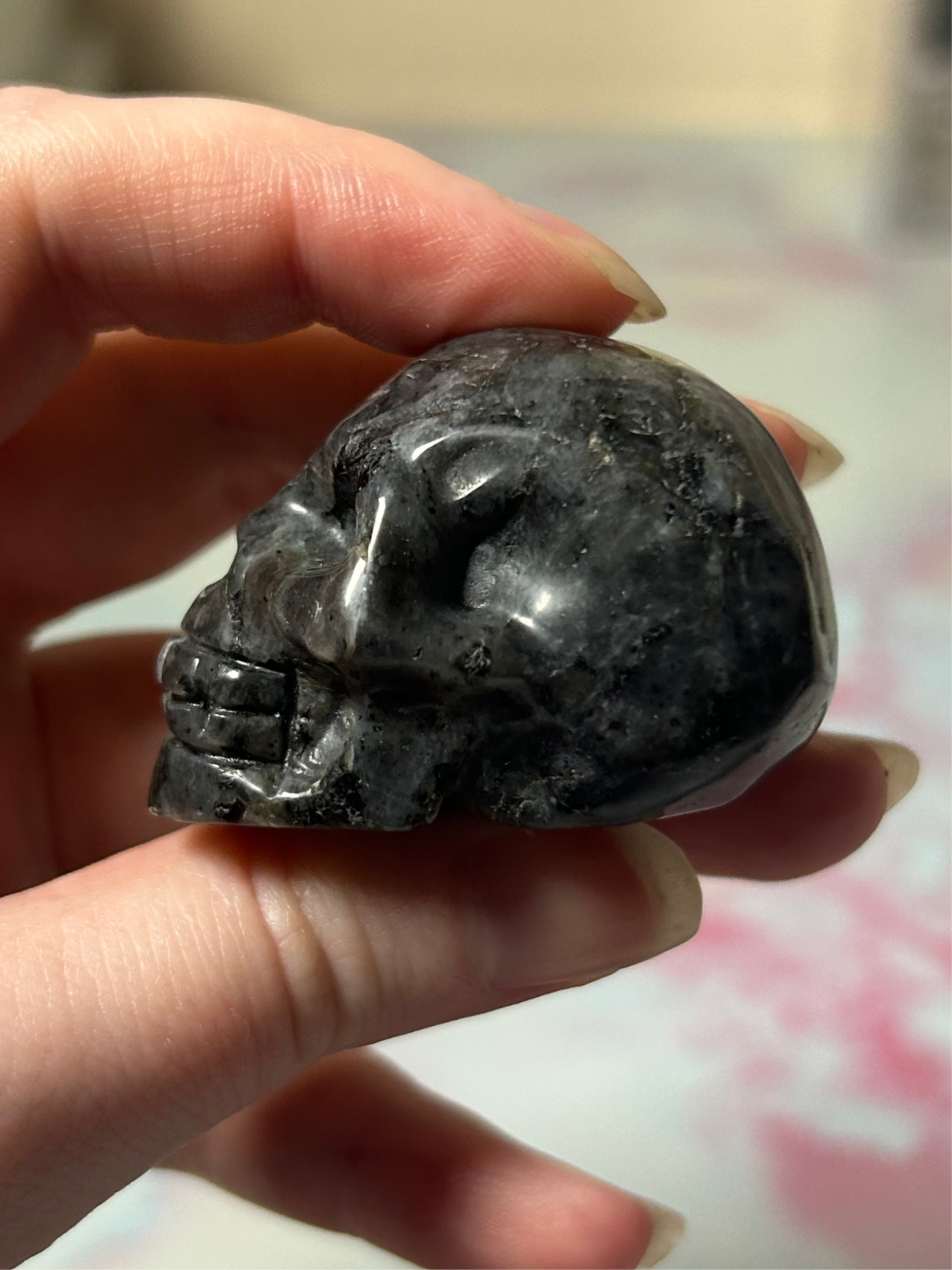 Larvikite Skulls