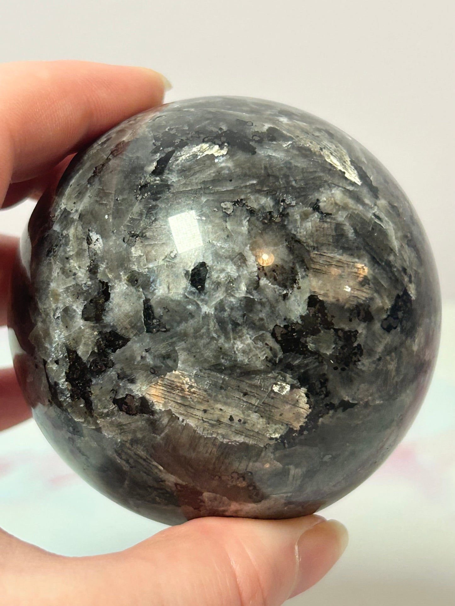 Larvikite Sphere