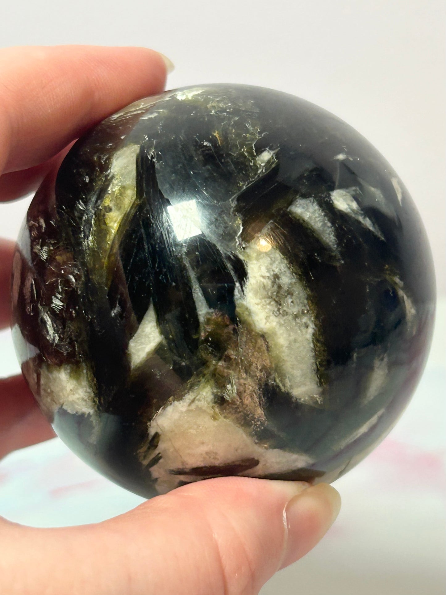 Green Mica Sphere
