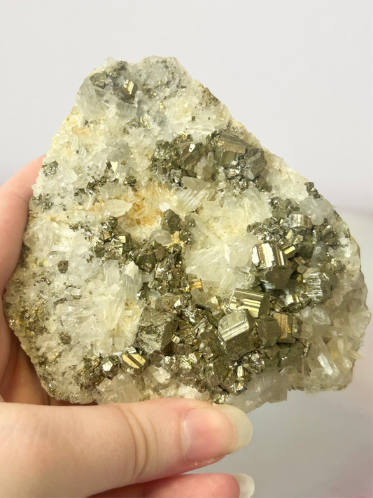 Pyrite and Quartz Specimen