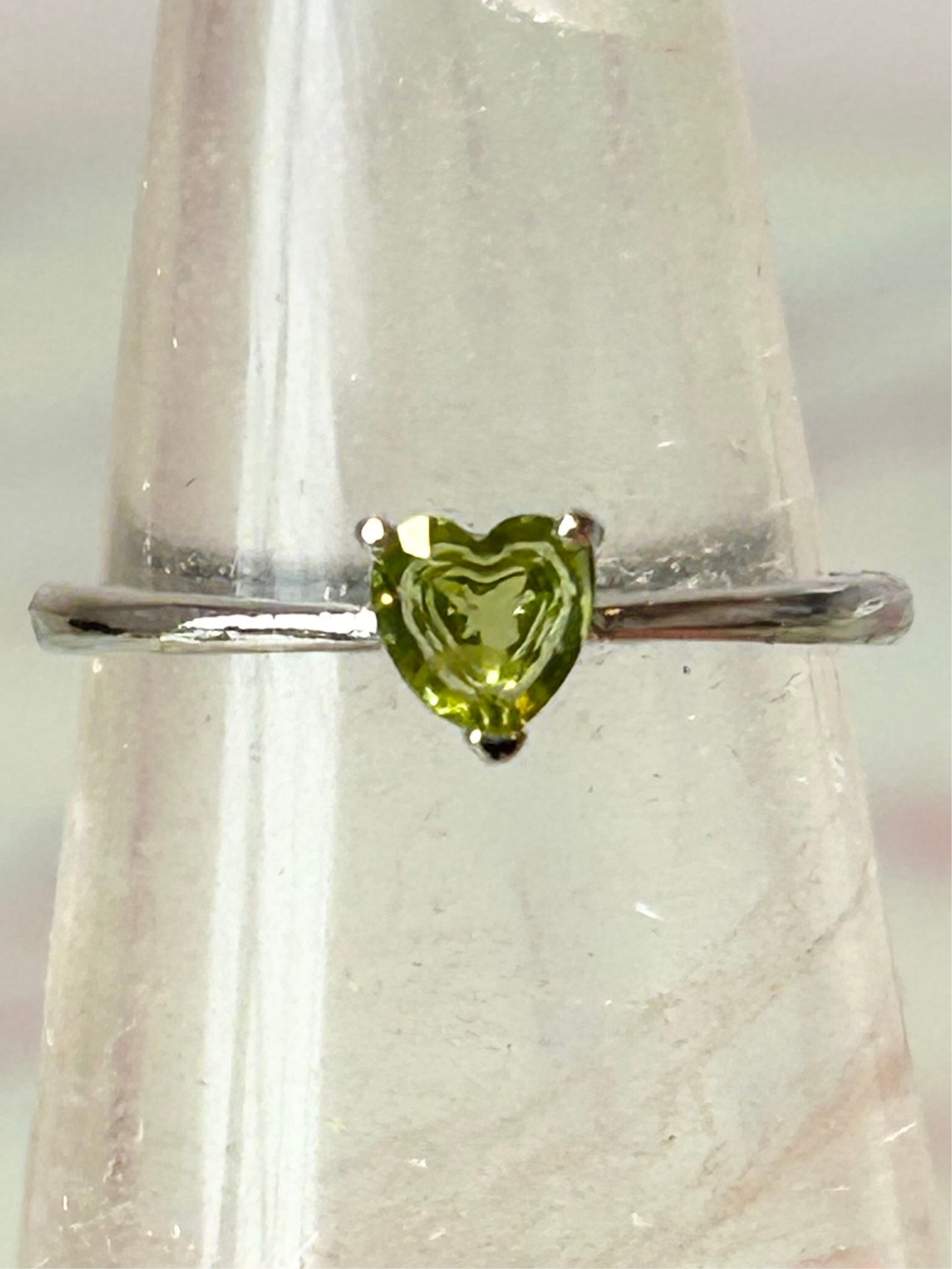Peridot Adjustable Ring