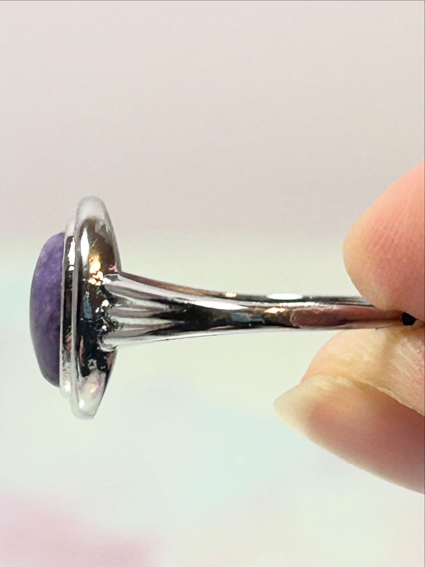 Charoite Adjustable Ring A