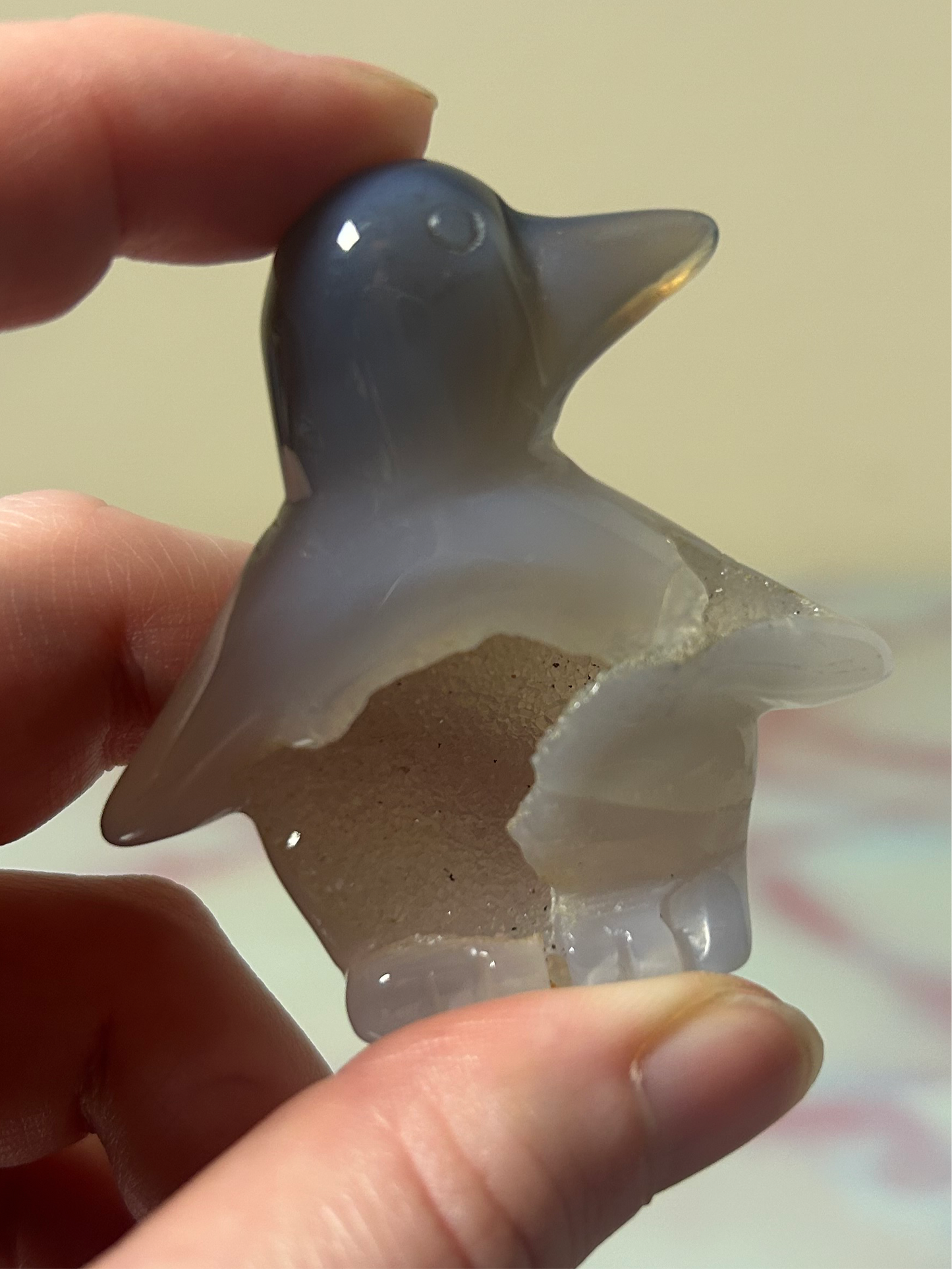 Druzy Agate Penguin