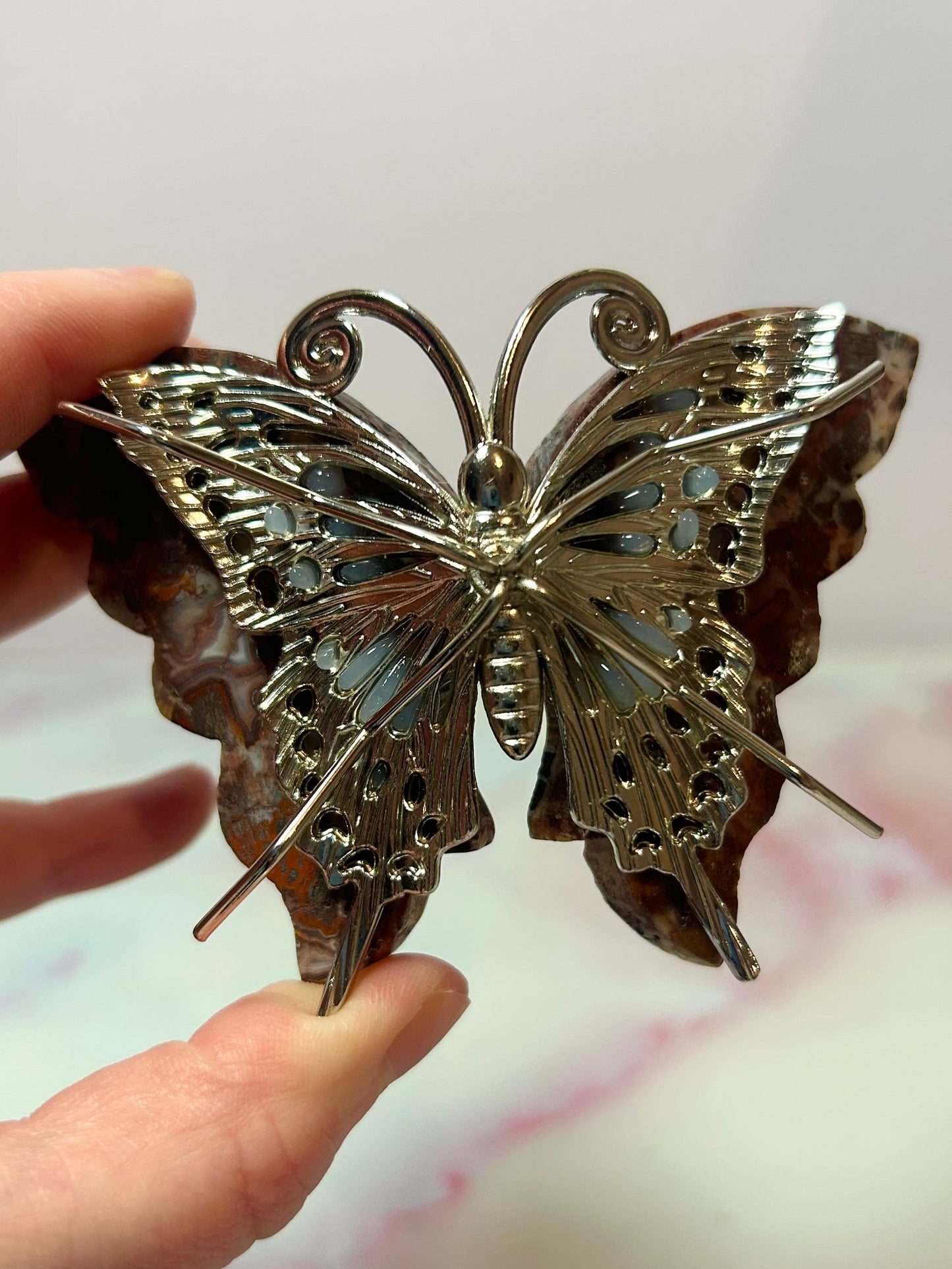 Mexican Agate Butterfly B