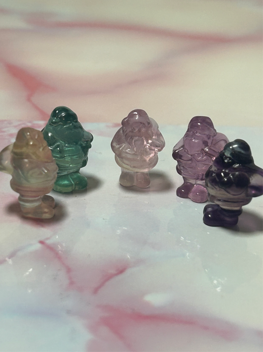 Fluorite Mini Santa