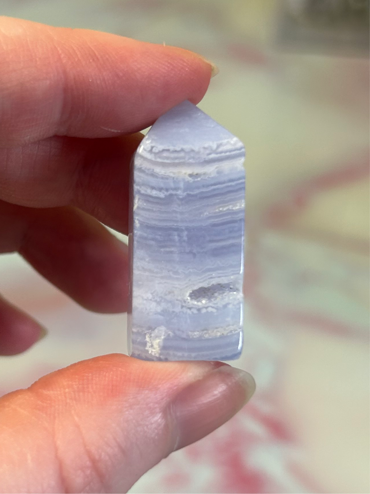 Blue Lace Agate Towers