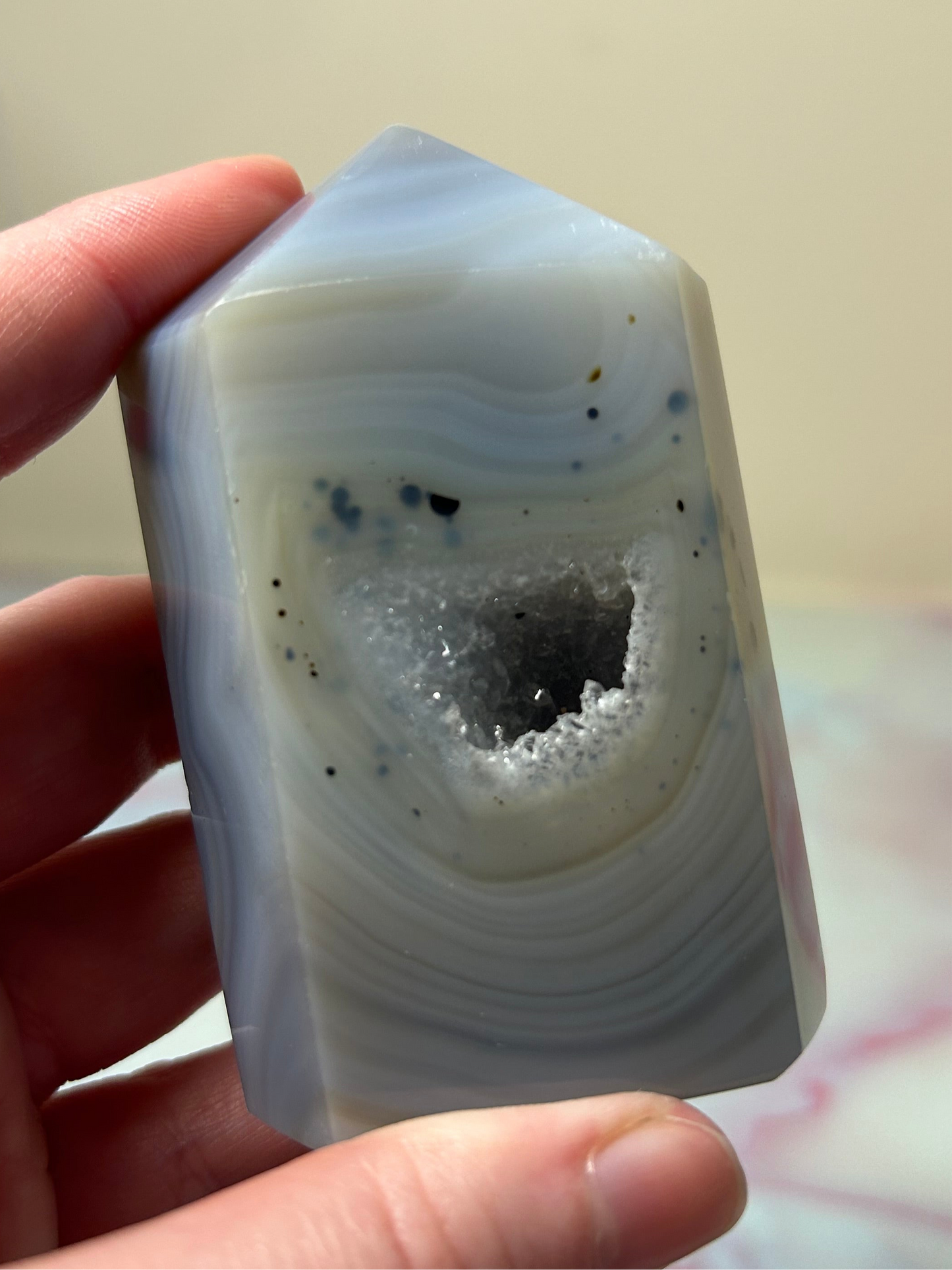 Druzy Agate Tower B