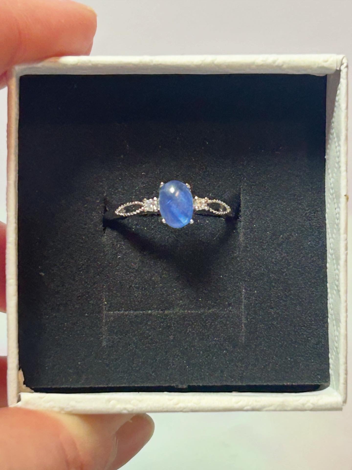 Blue Kyanite Adjustable Ring
