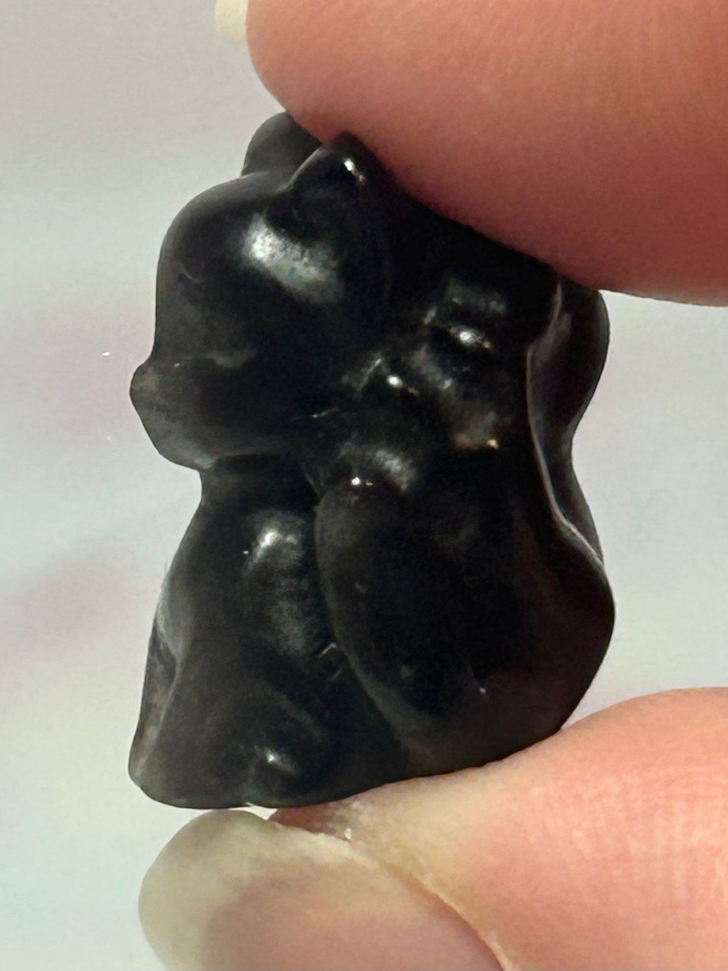 Silver Sheen Obsidian Fox