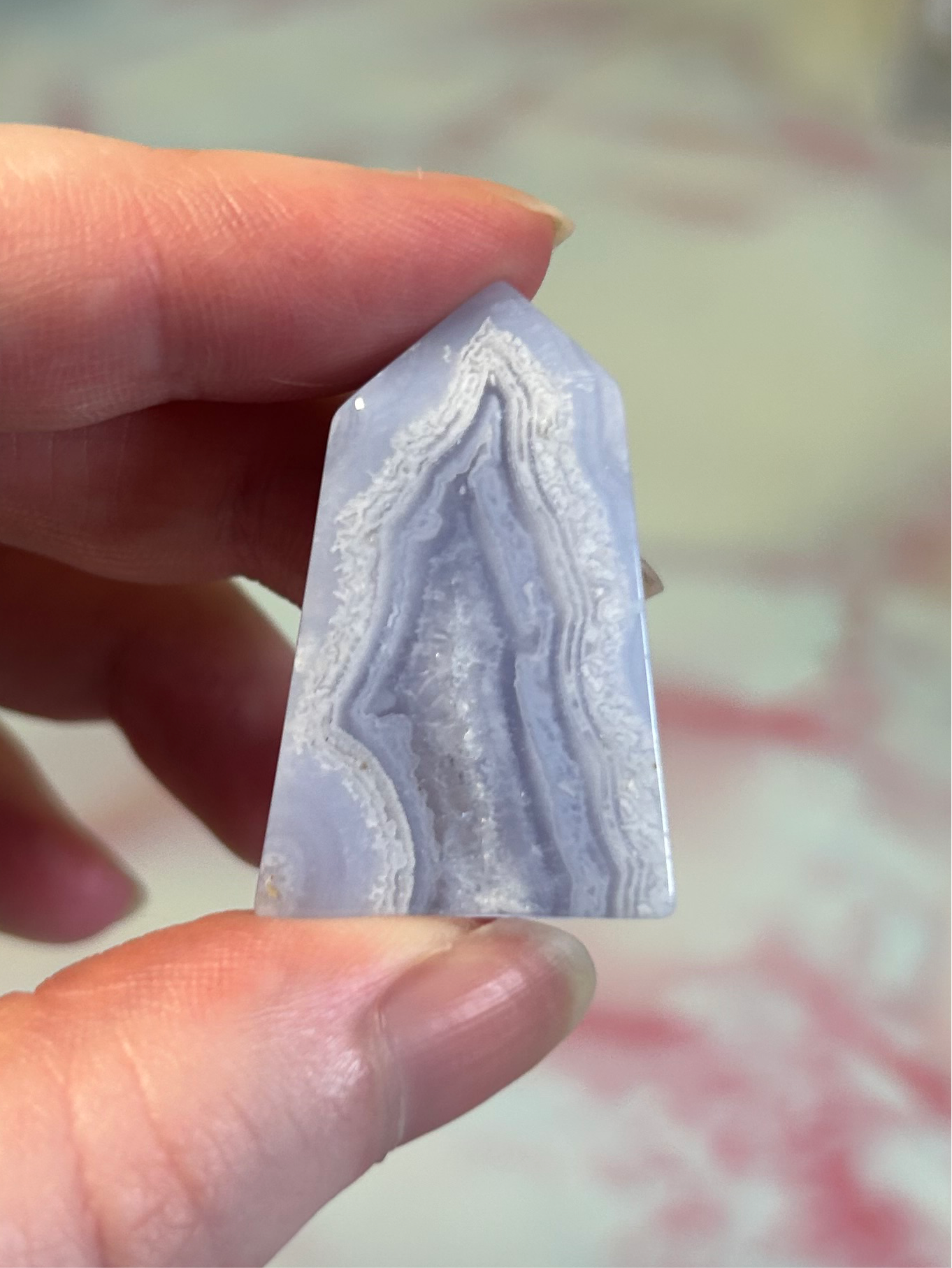 Blue Lace Agate Towers