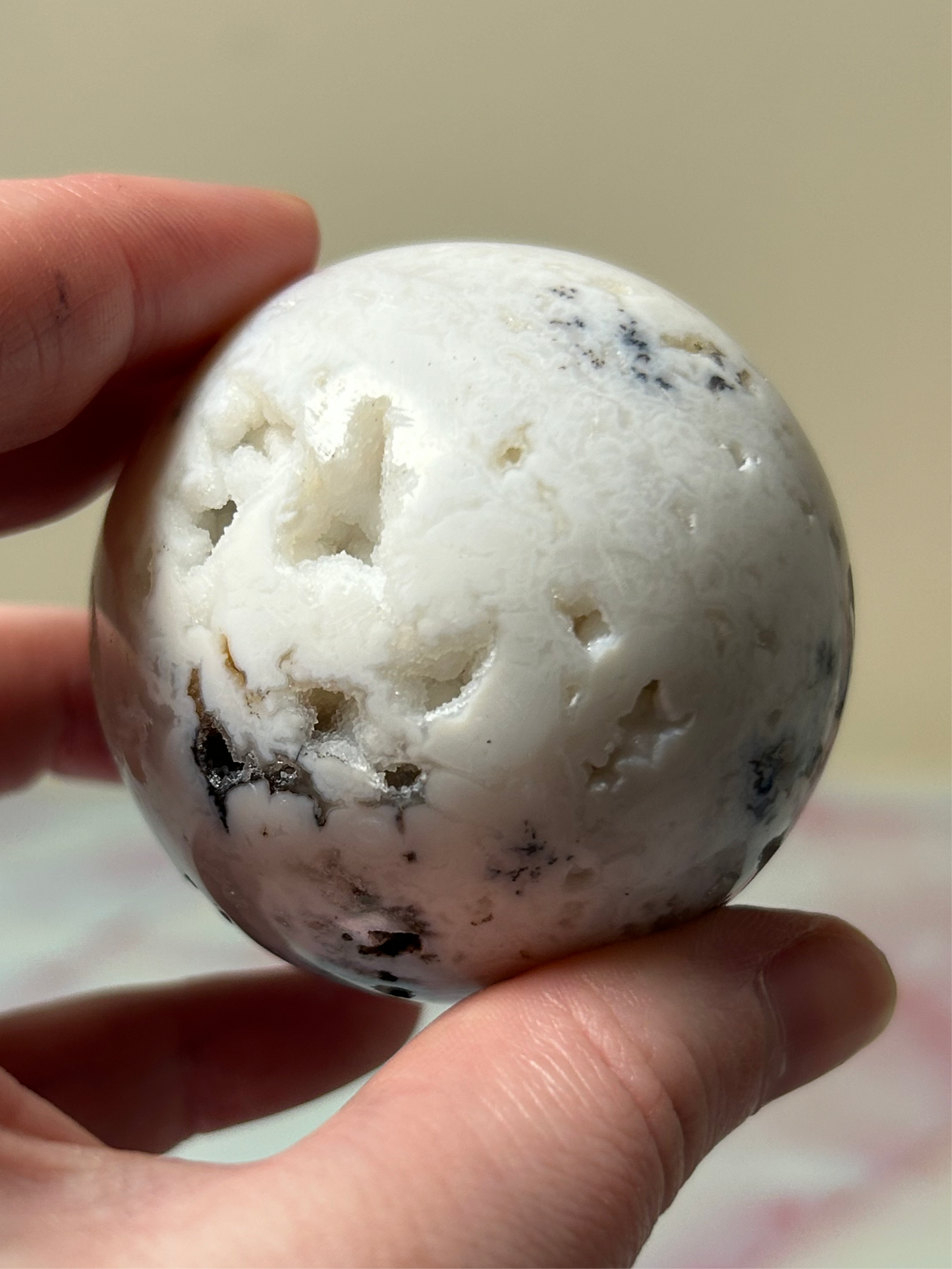 Dendritic Agate Sphere